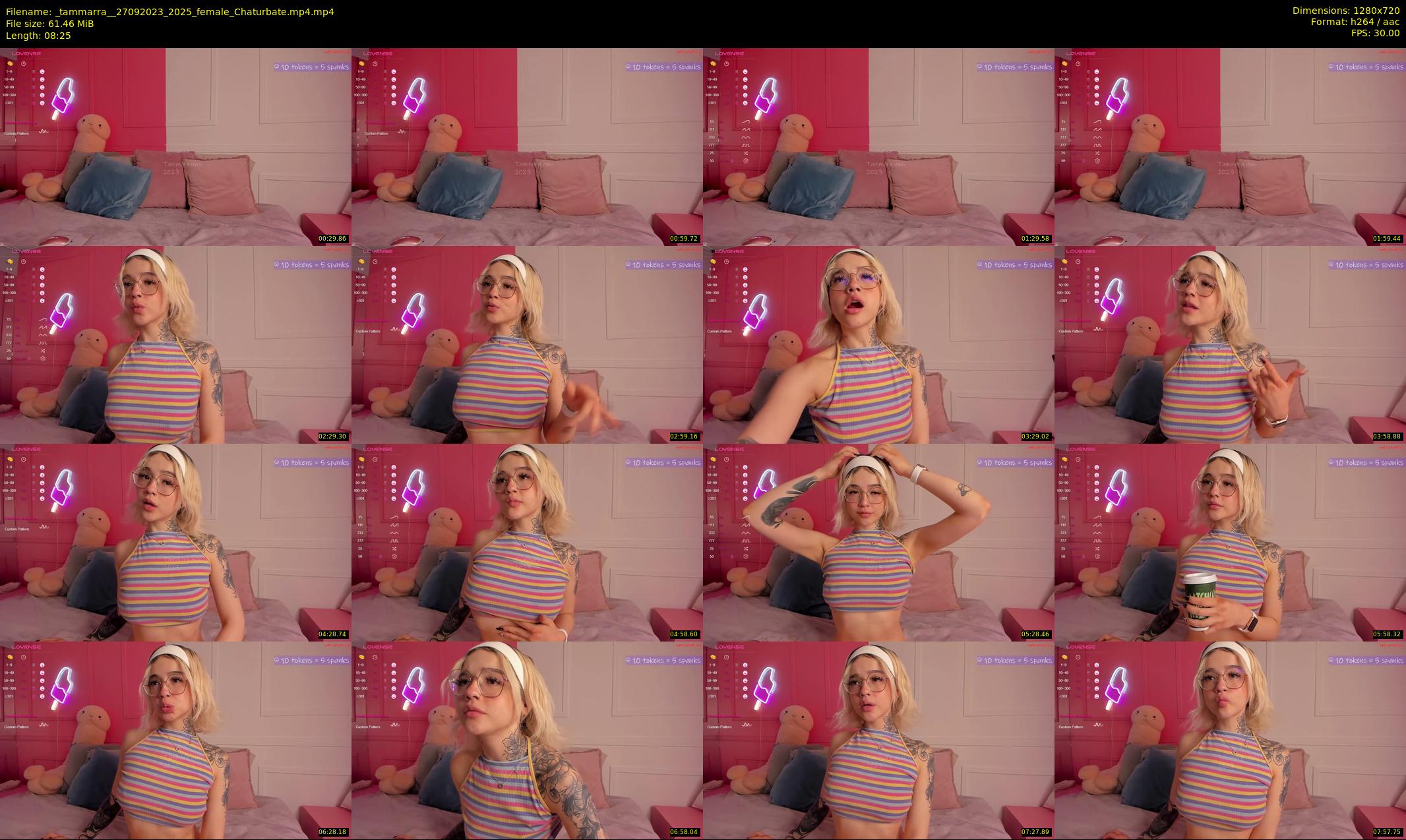 _tammarra_ — 9 minute Chaturbate female cam show recording, 720p, Sep 27, 2023