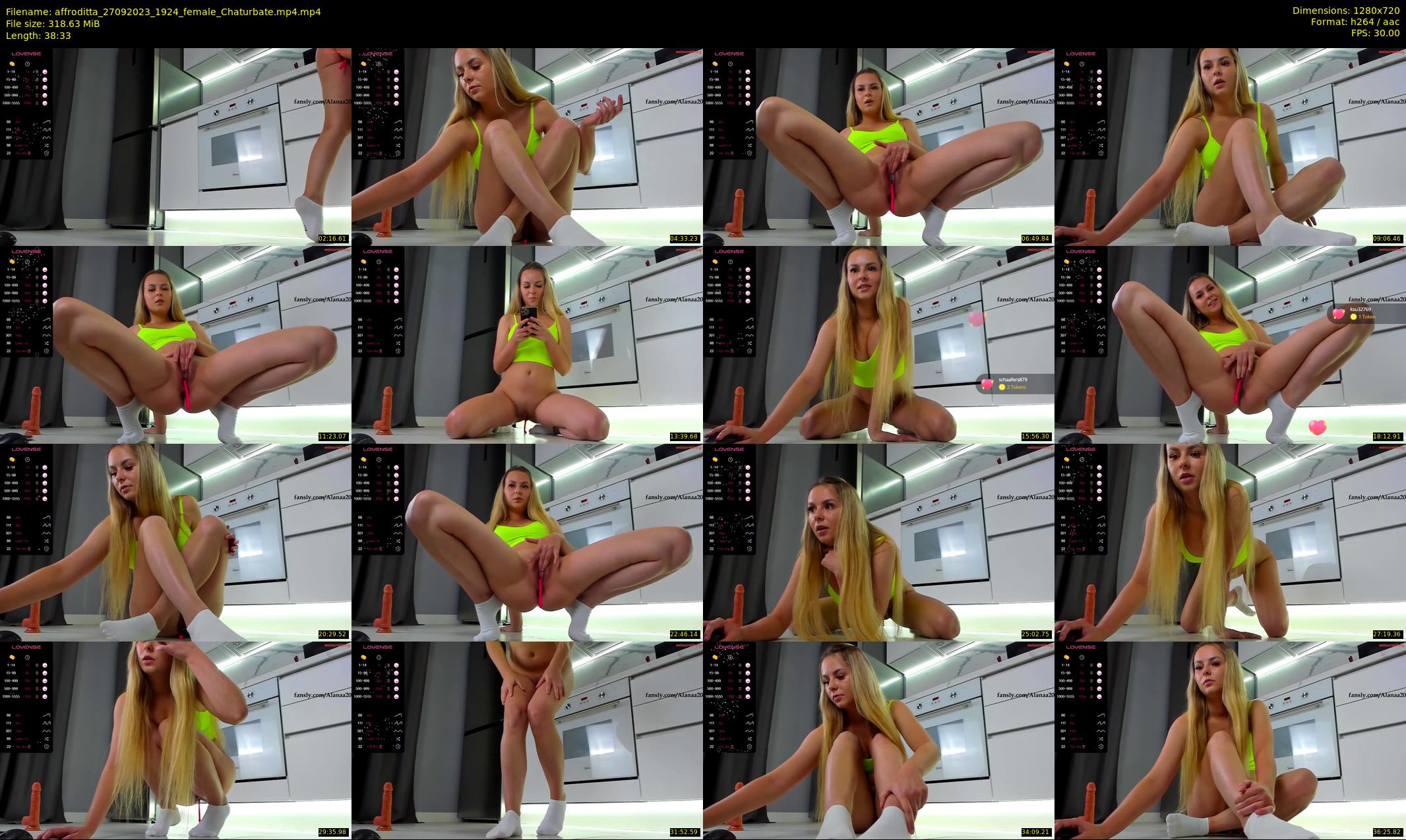 affroditta — 39 minute Chaturbate female cam show recording, 720p, Sep 27, 2023