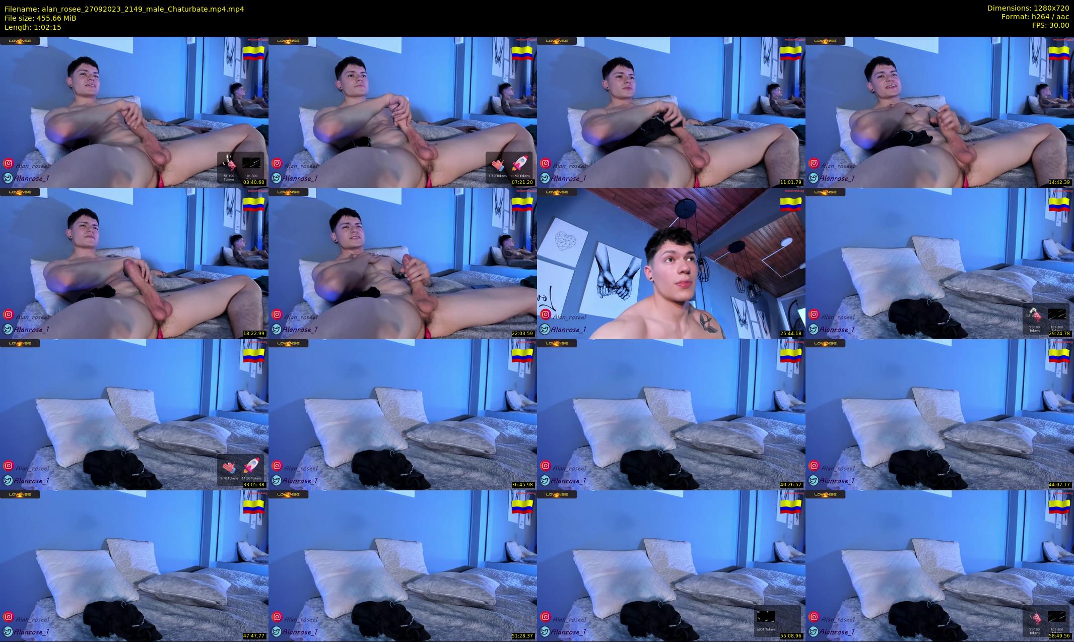 alan_rosee — 63 minute Chaturbate male cam show recording, 720p, Sep 27, 2023
