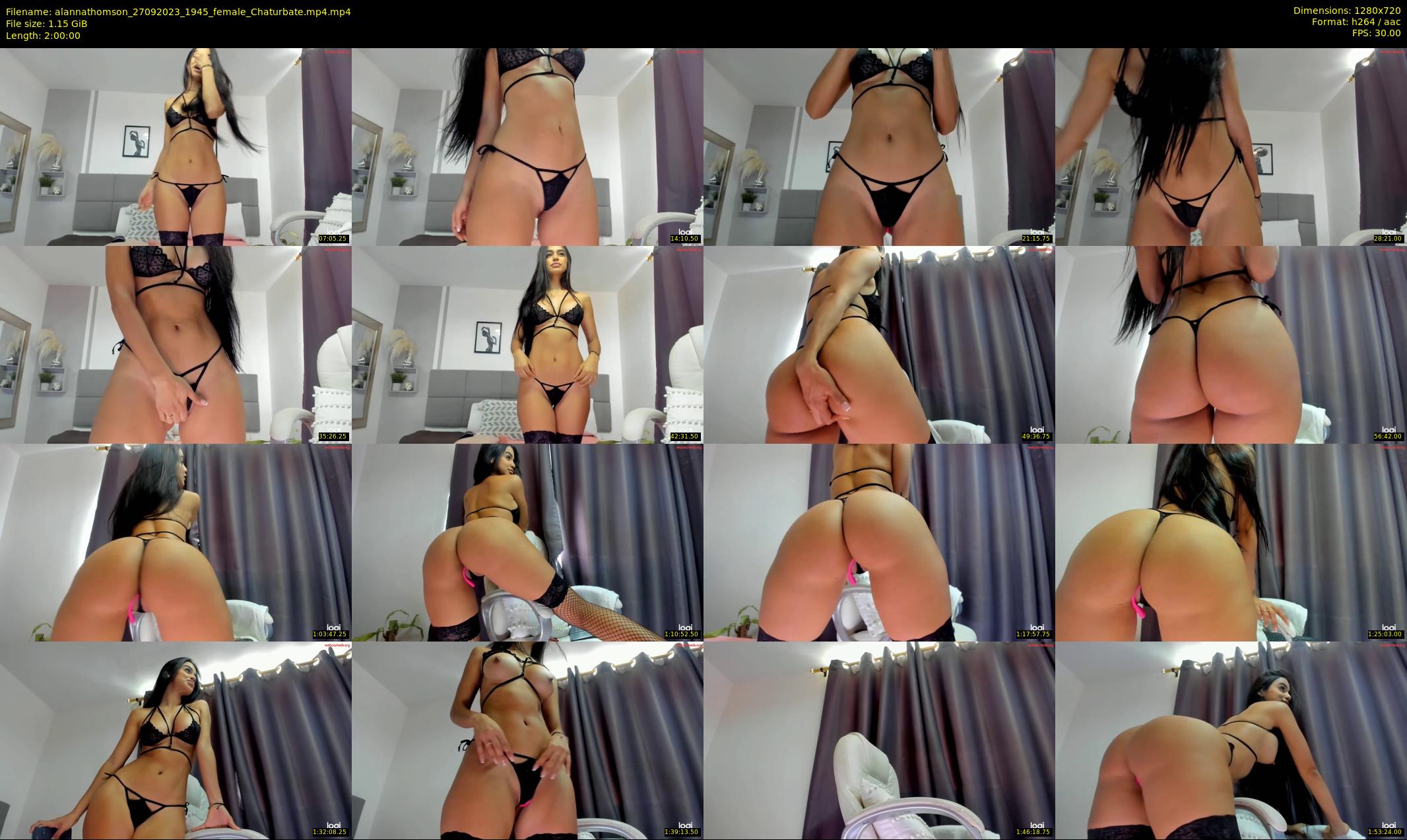 alannathomson — 120 minute Chaturbate female cam show recording, 720p, Sep 27, 2023