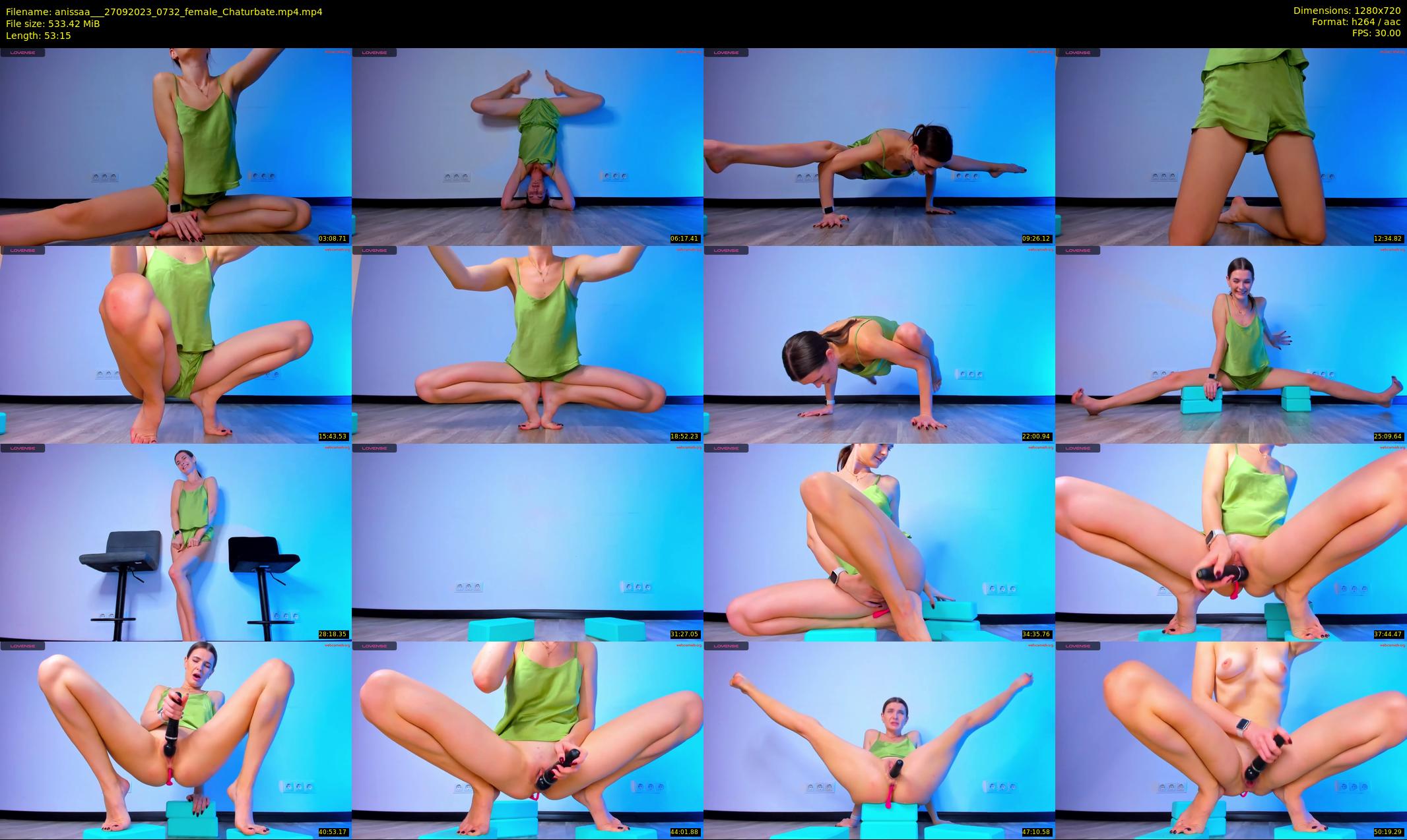 anissaa__ — 54 minute Chaturbate female cam show recording, 720p, Sep 27, 2023