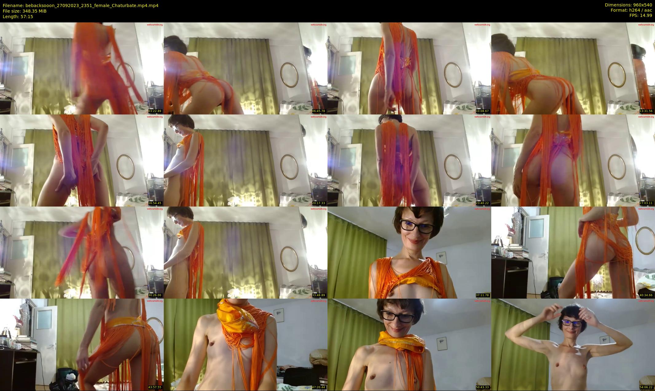 bebacksooon — 58 minute Chaturbate female cam show recording, 480p, Sep 27, 2023