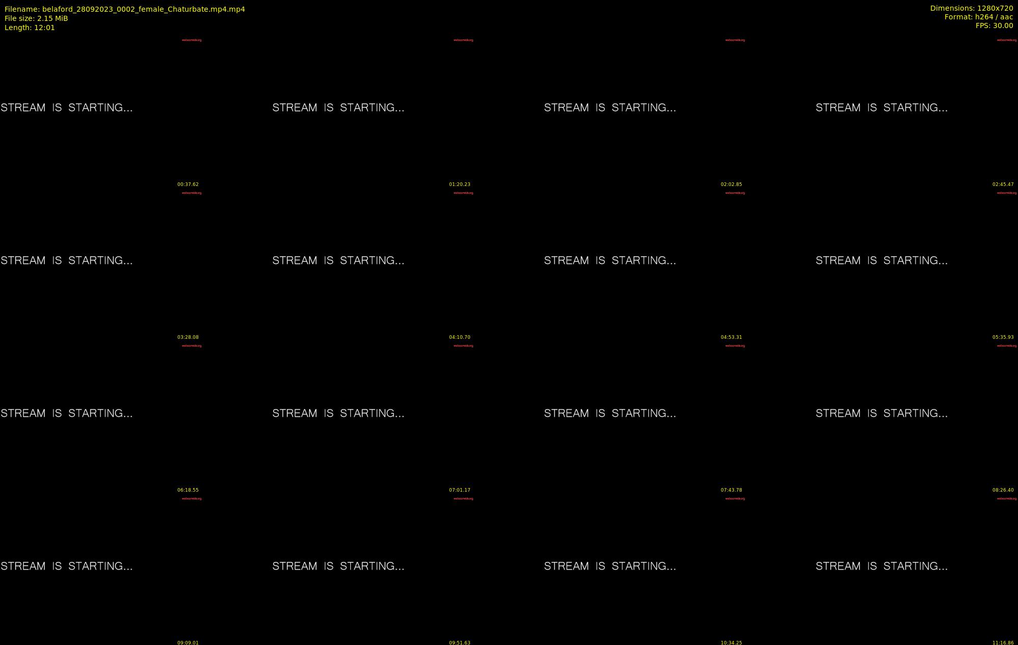 belaford — 13 minute Chaturbate female cam show recording, 720p, Sep 28, 2023
