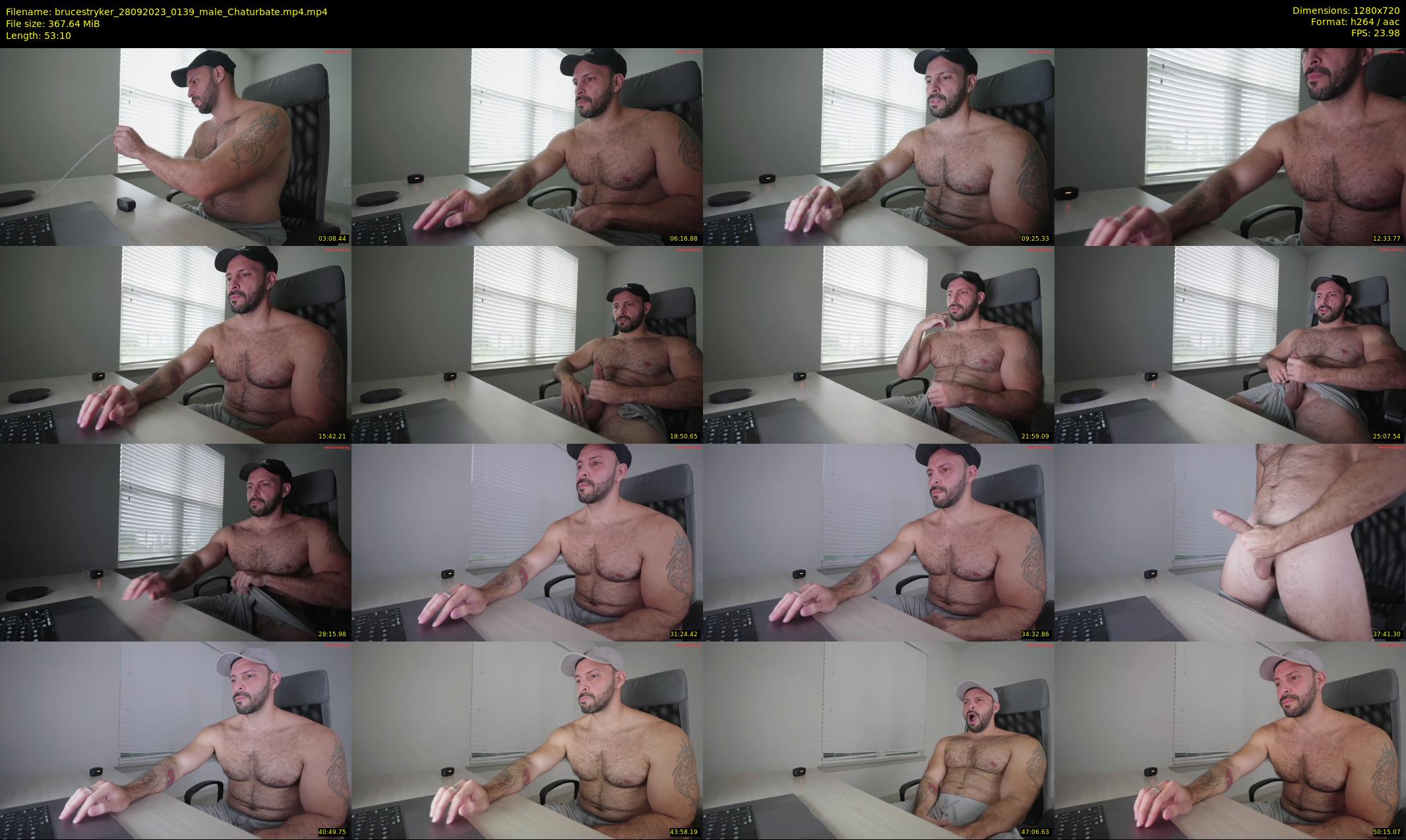 brucestryker — 54 minute Chaturbate male cam show recording, 720p, Sep 28, 2023