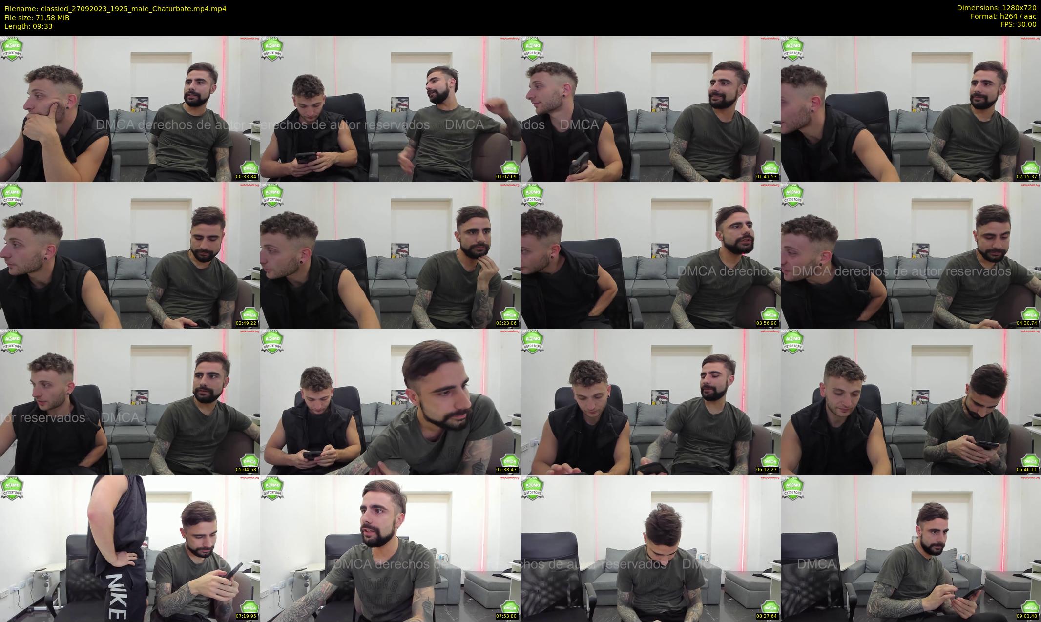 classied — 10 minute Chaturbate male cam show recording, 720p, Sep 27, 2023