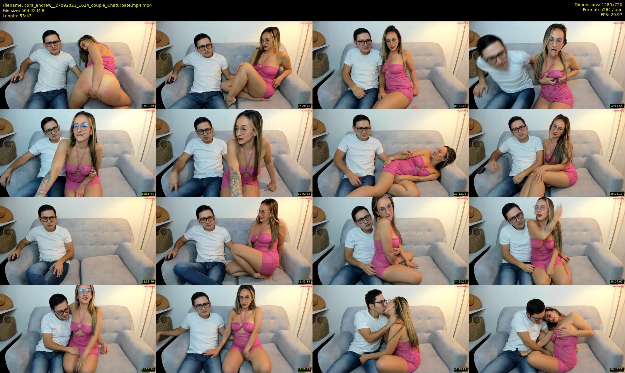cora_andrew_ — 54 minute Chaturbate couple cam show recording, 720p, Sep 27, 2023