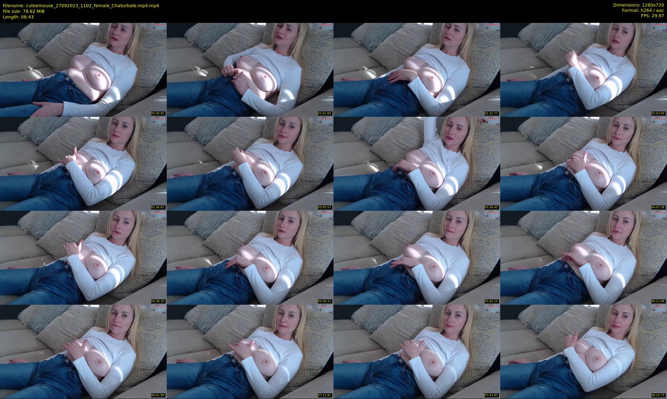 cuteemouse — 9 minute Chaturbate female cam show recording, 720p, Sep 27, 2023