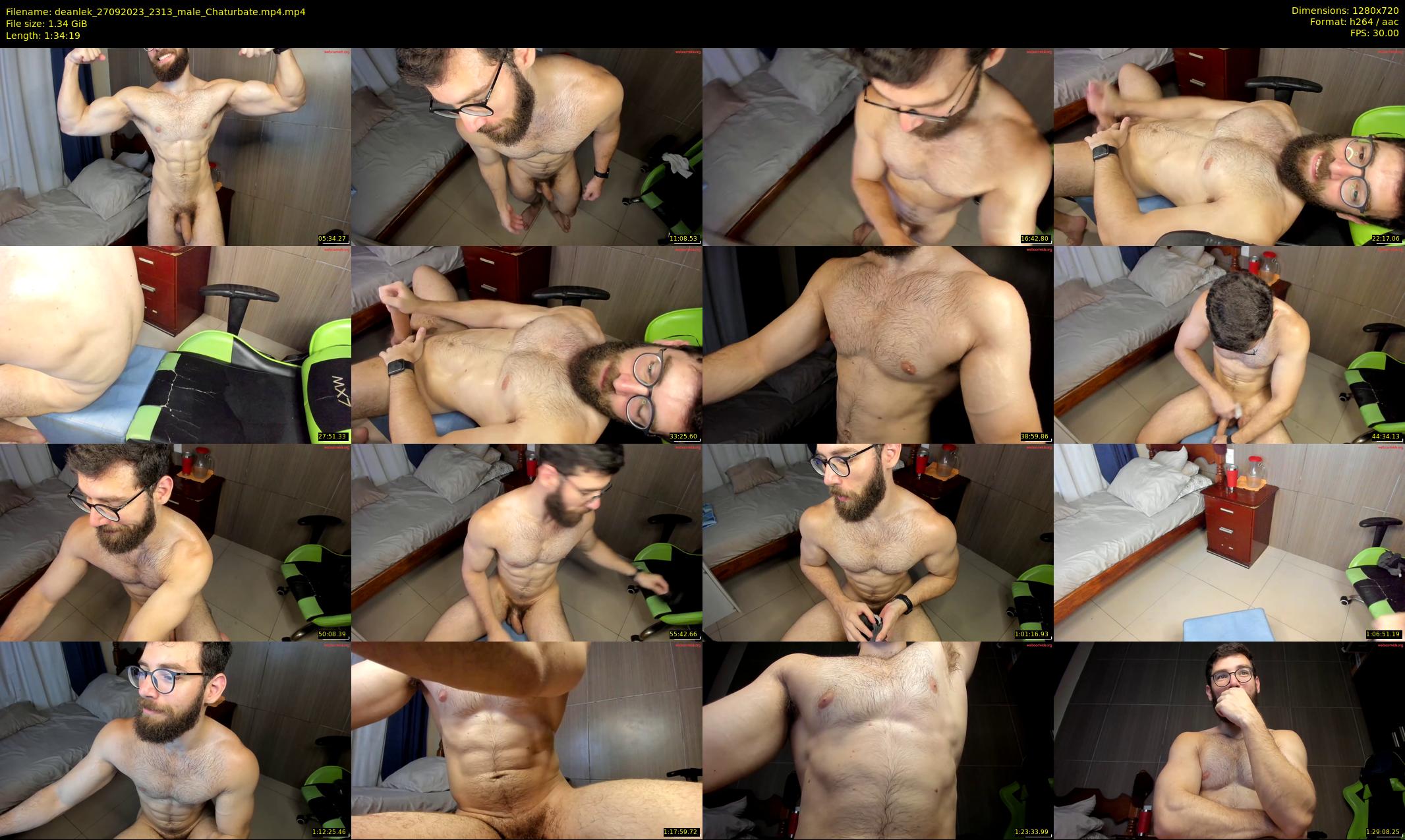 deanlek — 95 minute Chaturbate male cam show recording, 720p, Sep 27, 2023