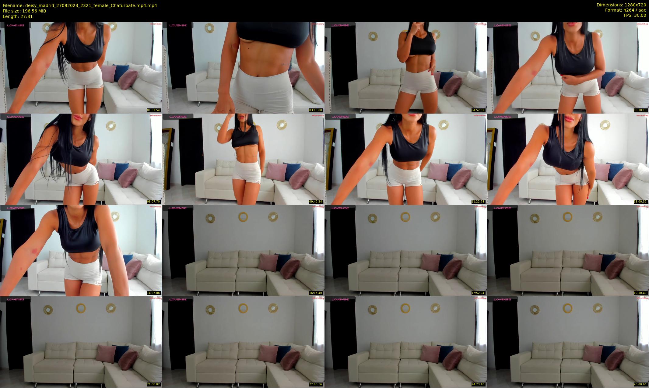 deisy_madrid — 28 minute Chaturbate female cam show recording, 720p, Sep 27, 2023