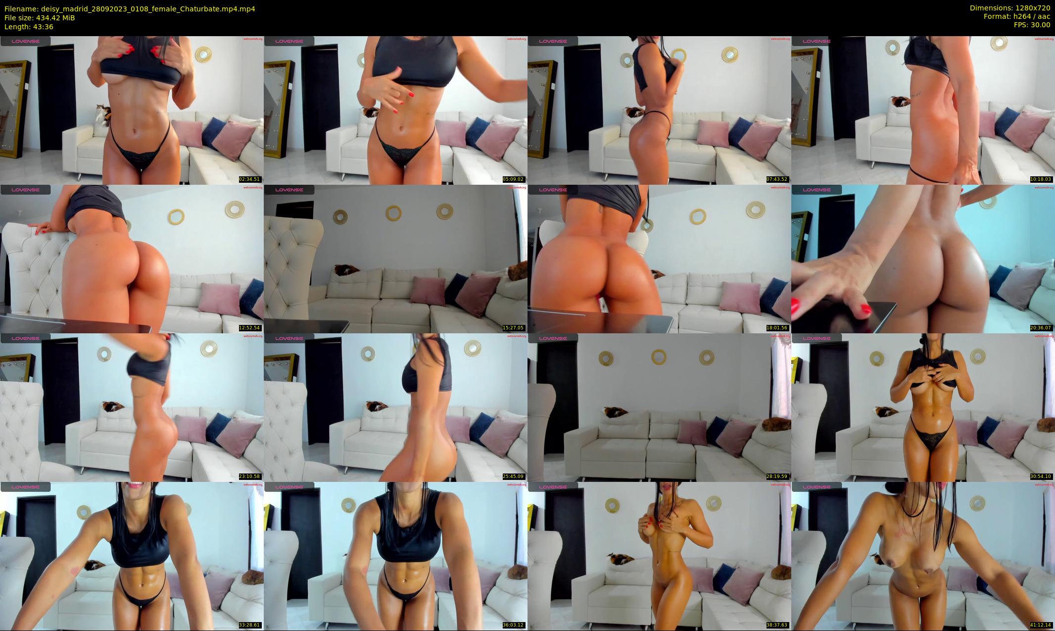 deisy_madrid — 44 minute Chaturbate female cam show recording, 720p, Sep 28, 2023