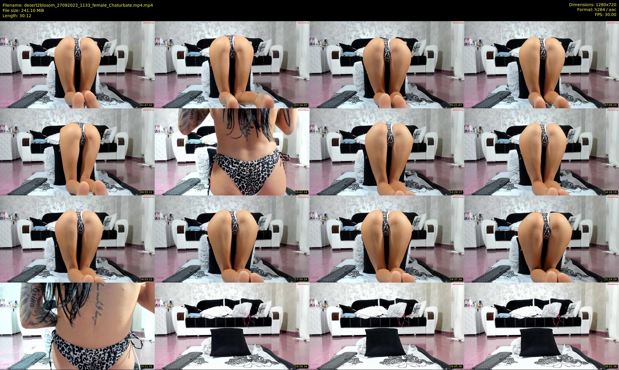 desert2blosom — 31 minute Chaturbate female cam show recording, 720p, Sep 27, 2023
