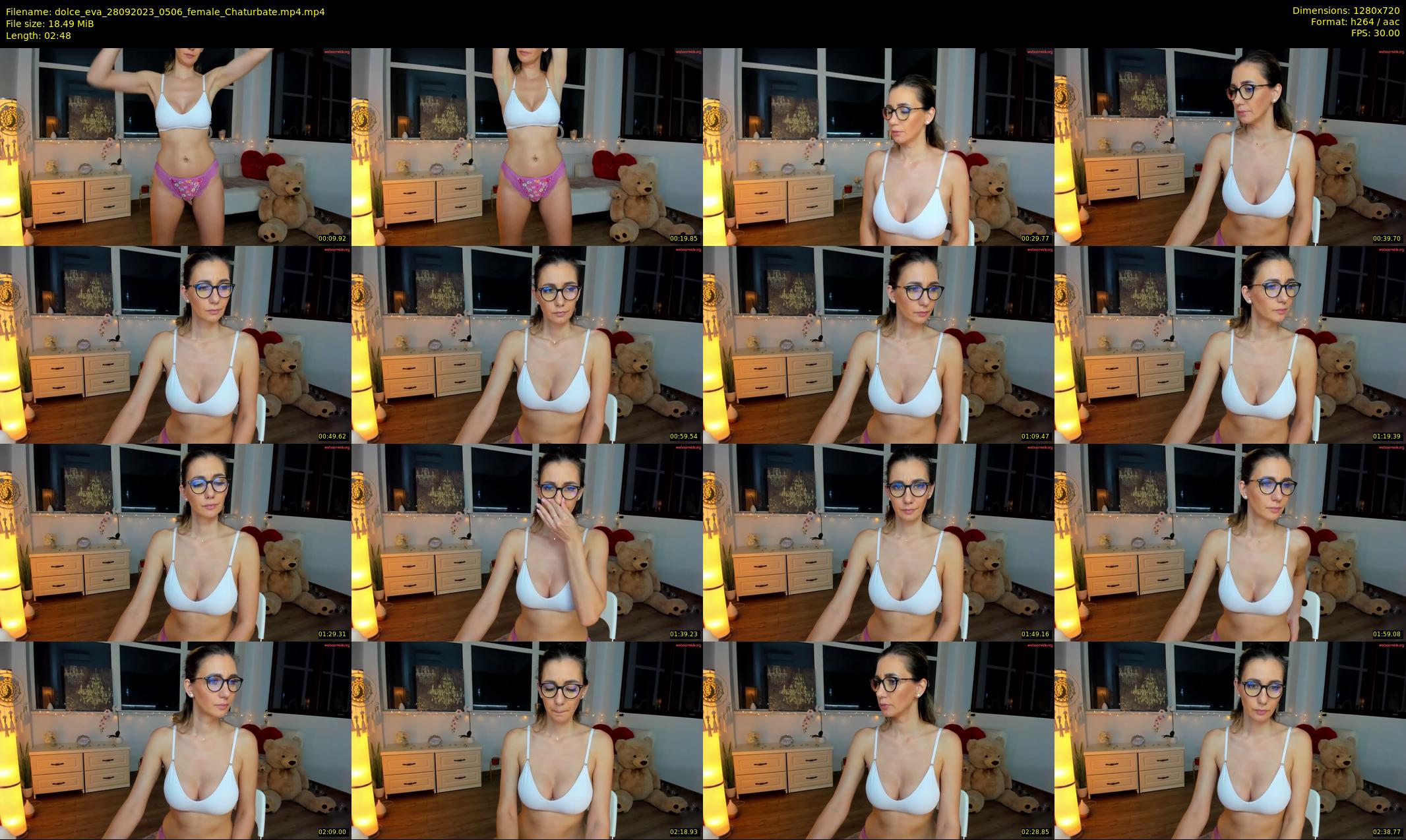 dolce_eva — 3 minute Chaturbate female cam show recording, 720p, Sep 28, 2023