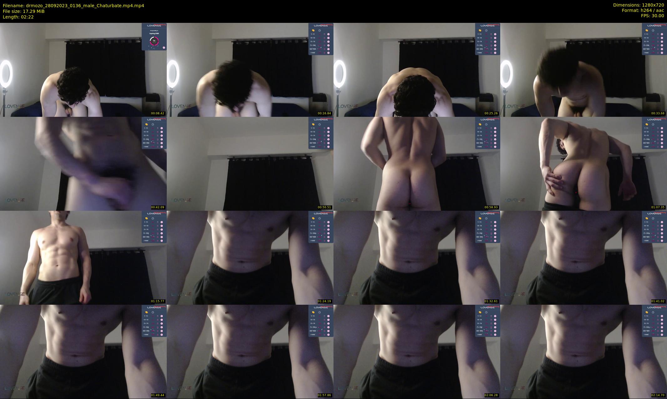 drmozo — 3 minute Chaturbate male cam show recording, 720p, Sep 28, 2023