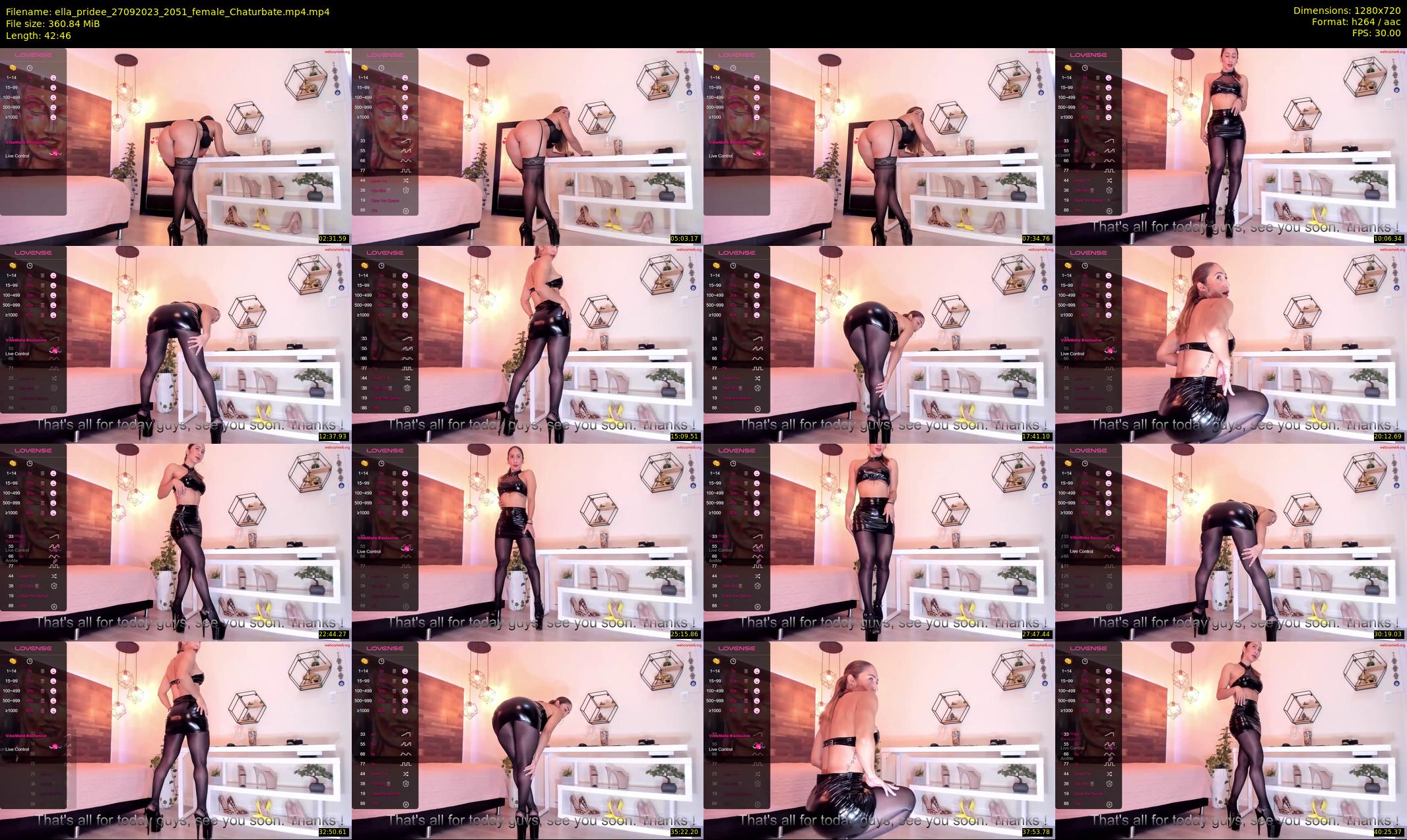 ella_pridee — 43 minute Chaturbate female cam show recording, 720p, Sep 27, 2023
