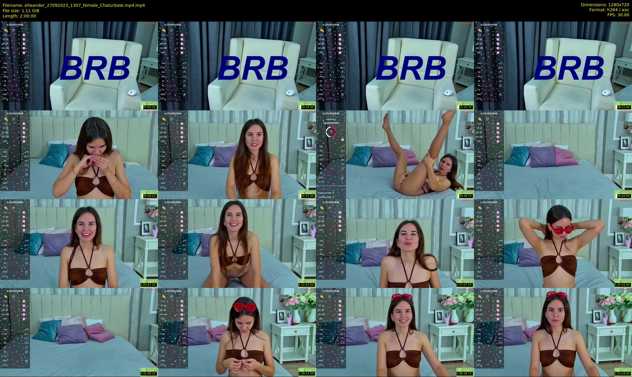 ellaander — 120 minute Chaturbate female cam show recording, 720p, Sep 27, 2023