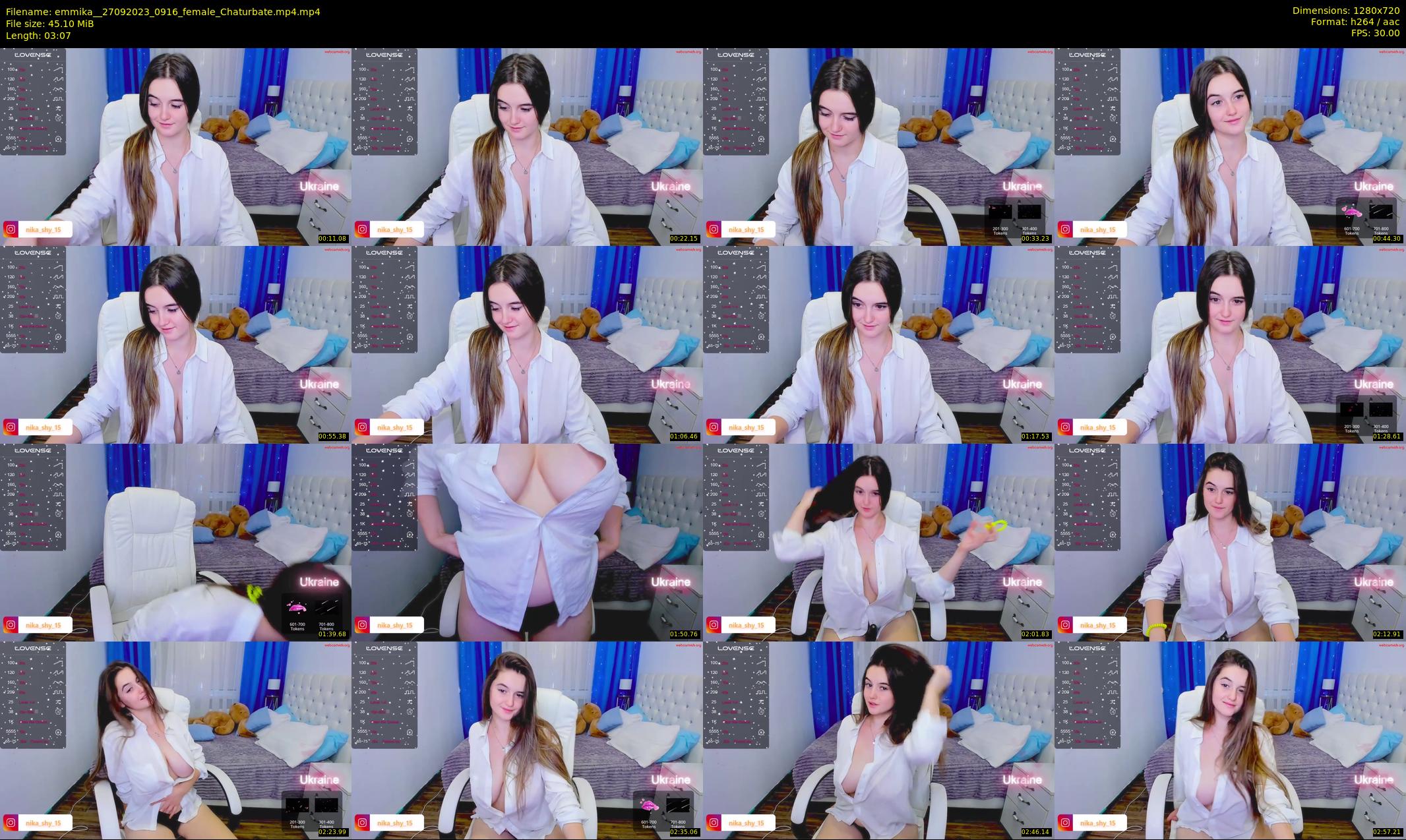 emmika_ — 4 minute Chaturbate female cam show recording, 720p, Sep 27, 2023