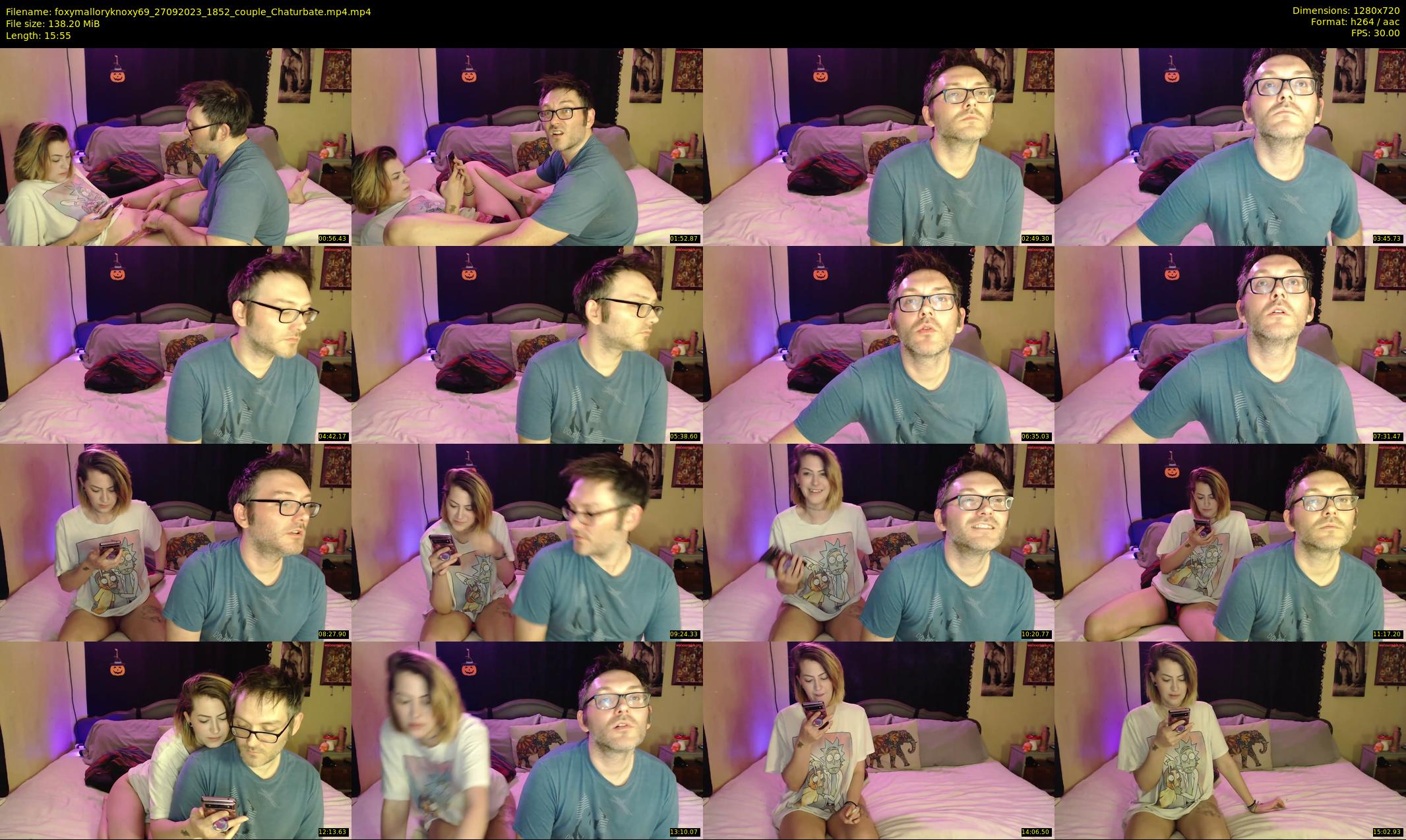 foxymalloryknoxy69 — 16 minute Chaturbate couple cam show recording, 720p, Sep 27, 2023