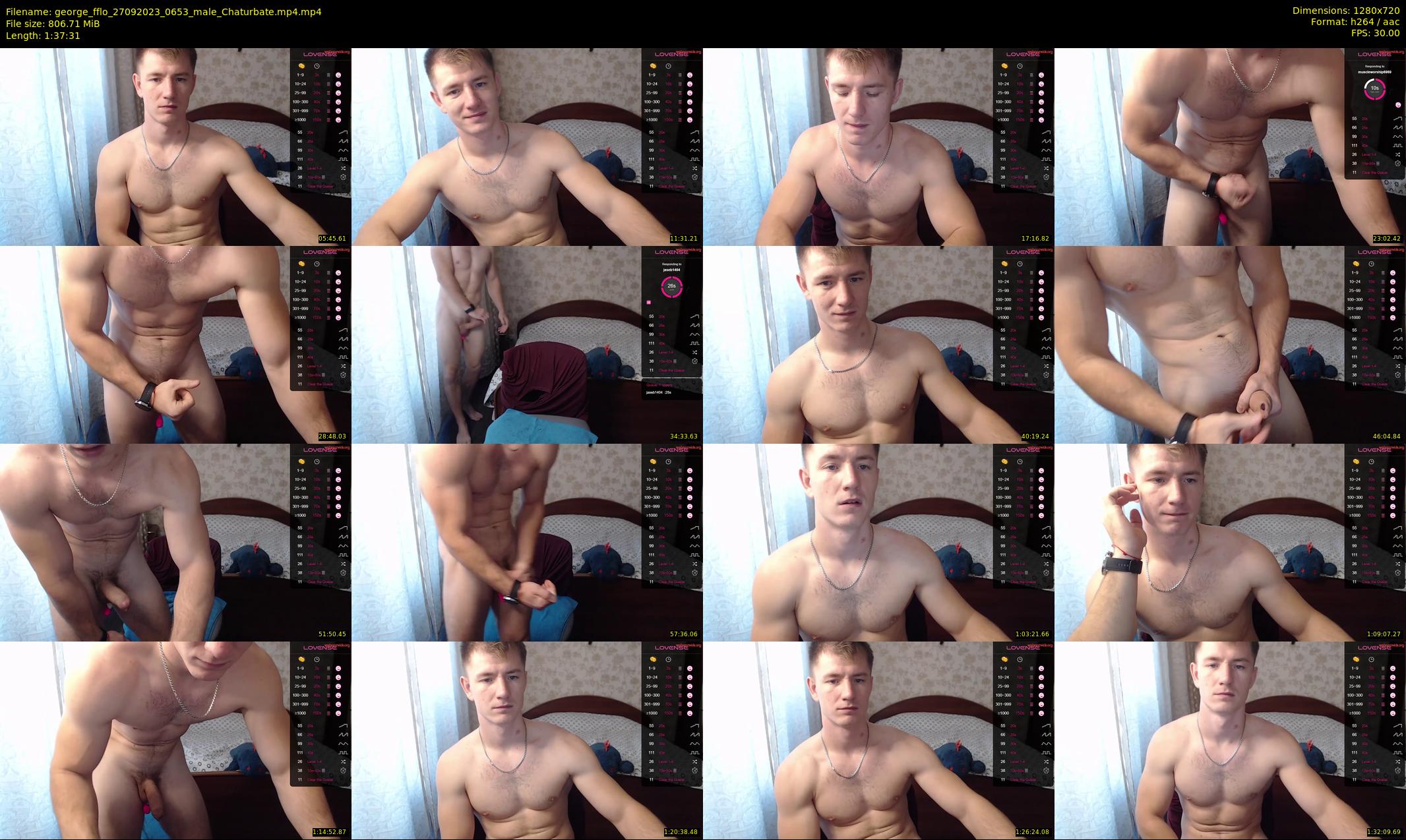 george_fflo — 98 minute Chaturbate male cam show recording, 720p, Sep 27, 2023