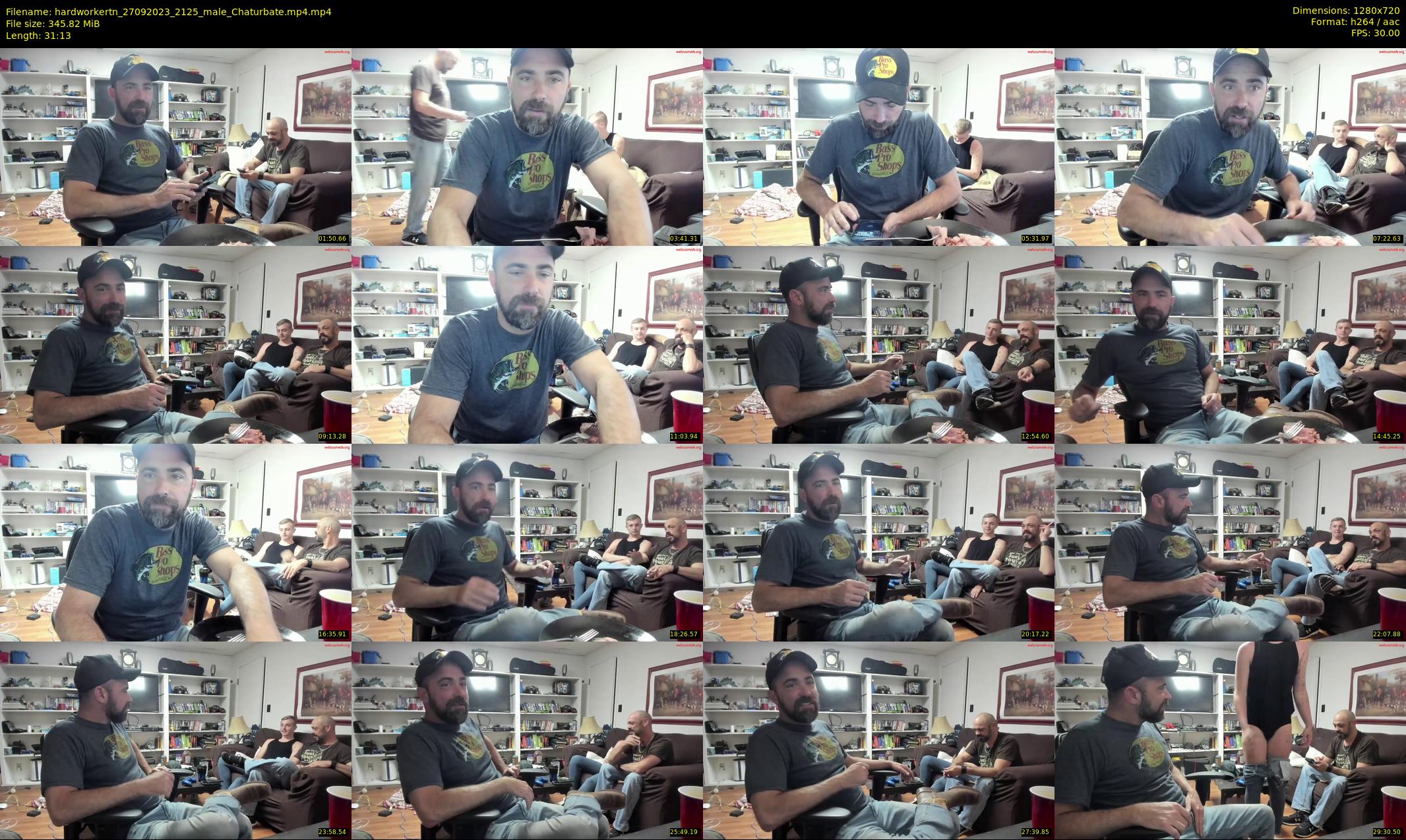 hardworkertn — 32 minute Chaturbate male cam show recording, 720p, Sep 27, 2023
