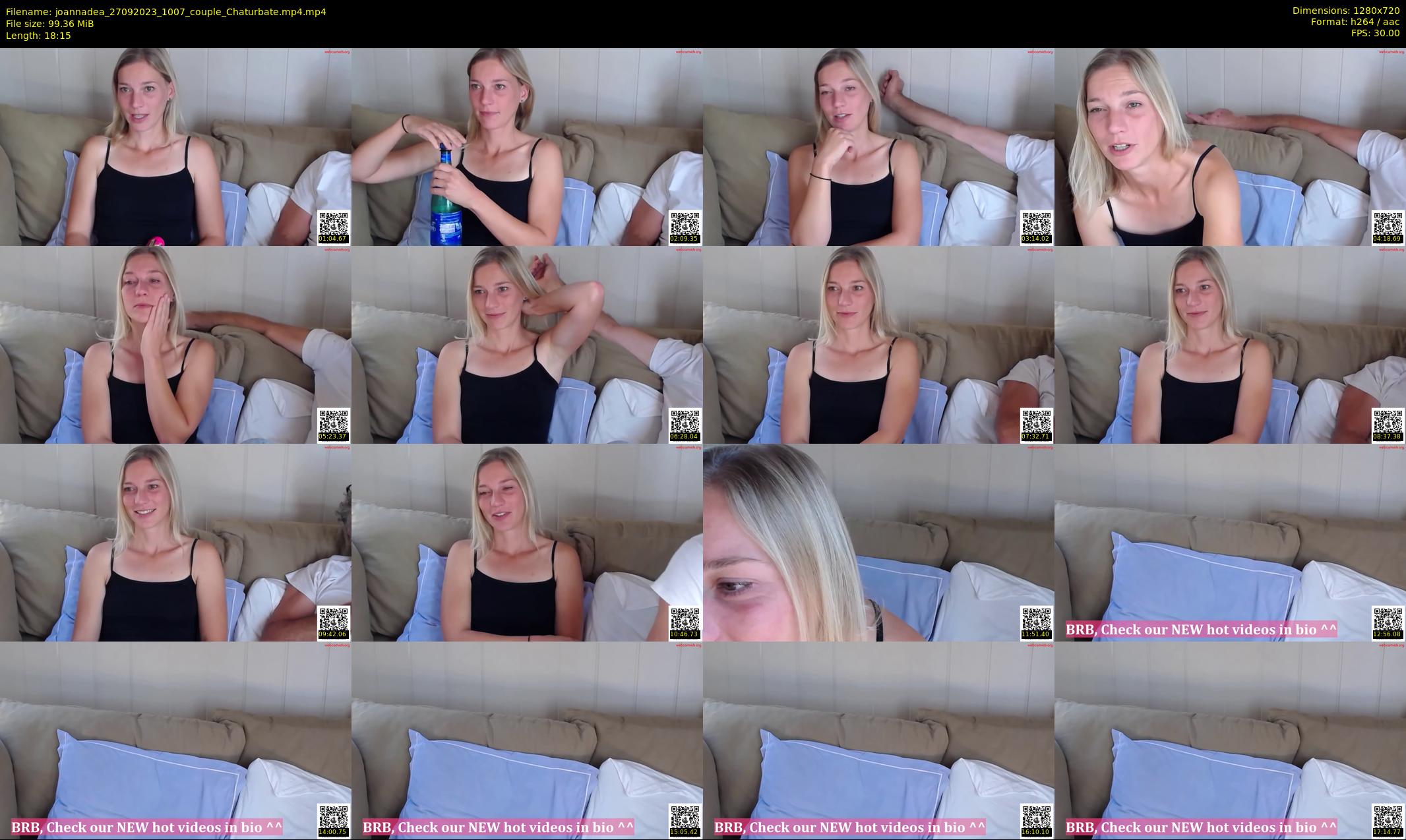 joannadea — 19 minute Chaturbate female cam show recording, 720p, Sep 27, 2023