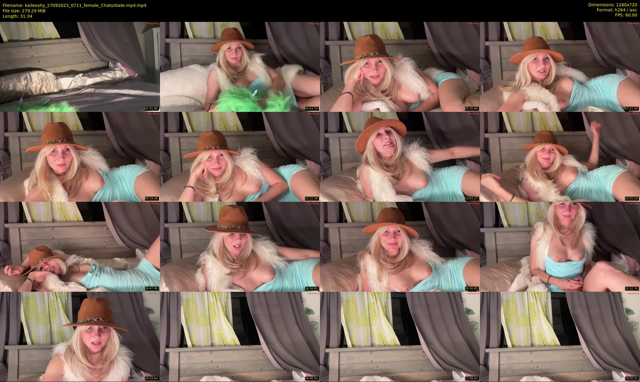 kaileeshy — 32 minute Chaturbate female cam show recording, 720p, Sep 27, 2023