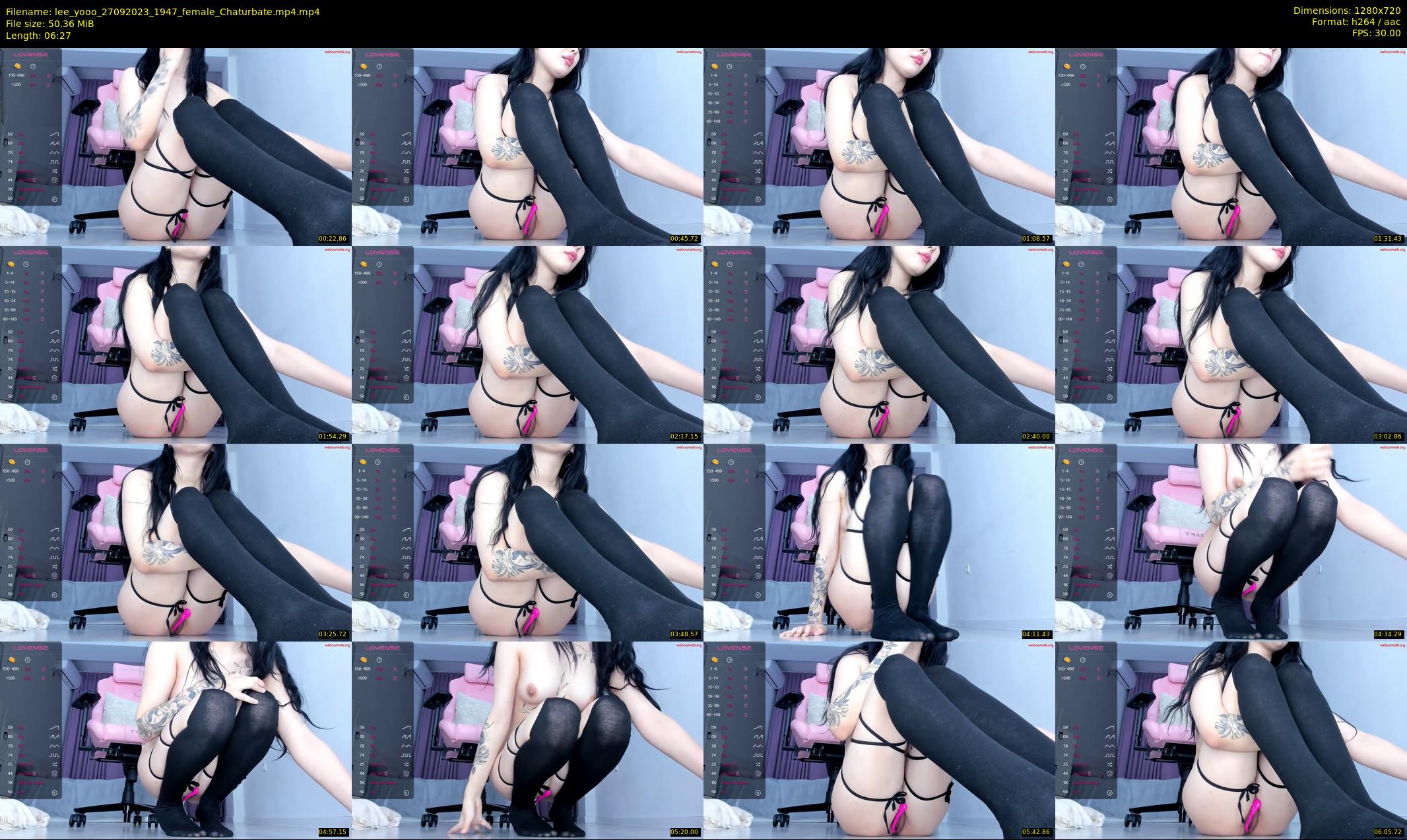 lee_yooo — 7 minute Chaturbate female cam show recording, 720p, Sep 27, 2023