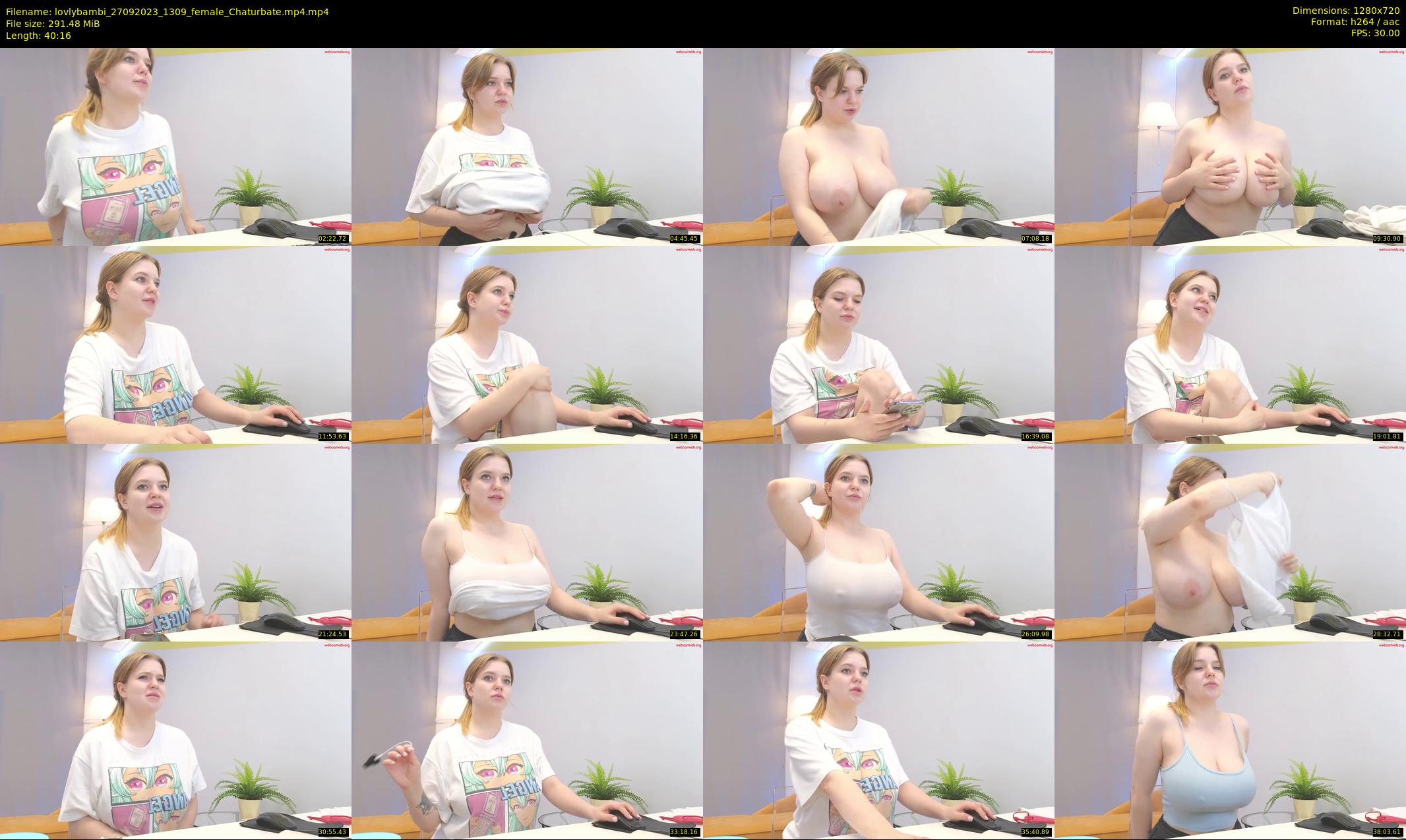 lovlybambi — 41 minute Chaturbate female cam show recording, 720p, Sep 27, 2023