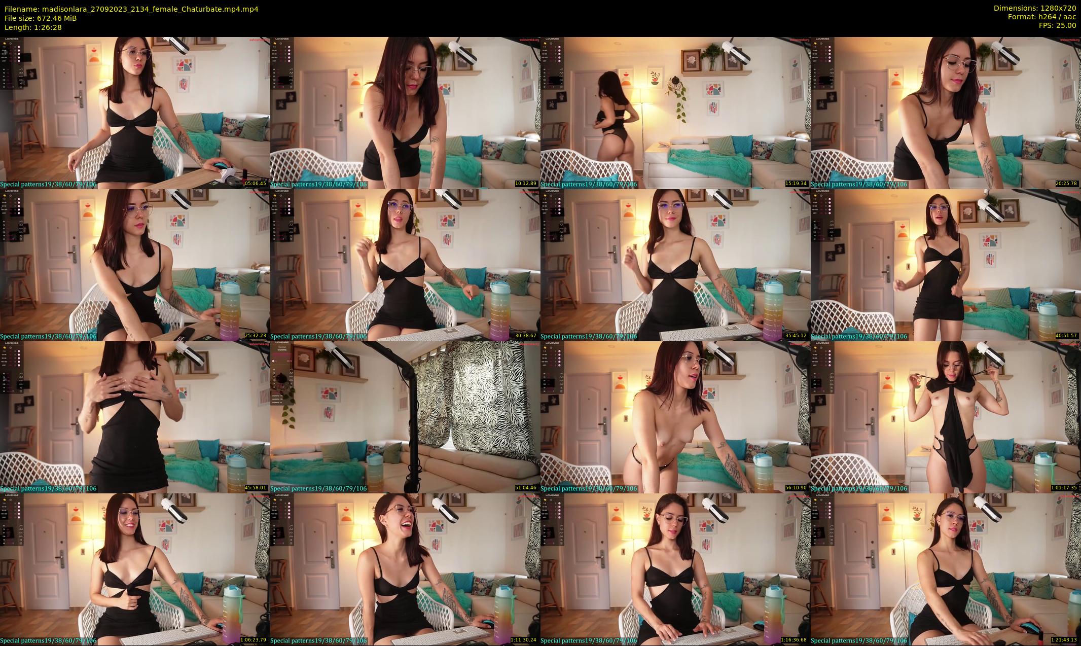 madisonlara — 87 minute Chaturbate female cam show recording, 720p, Sep 27, 2023