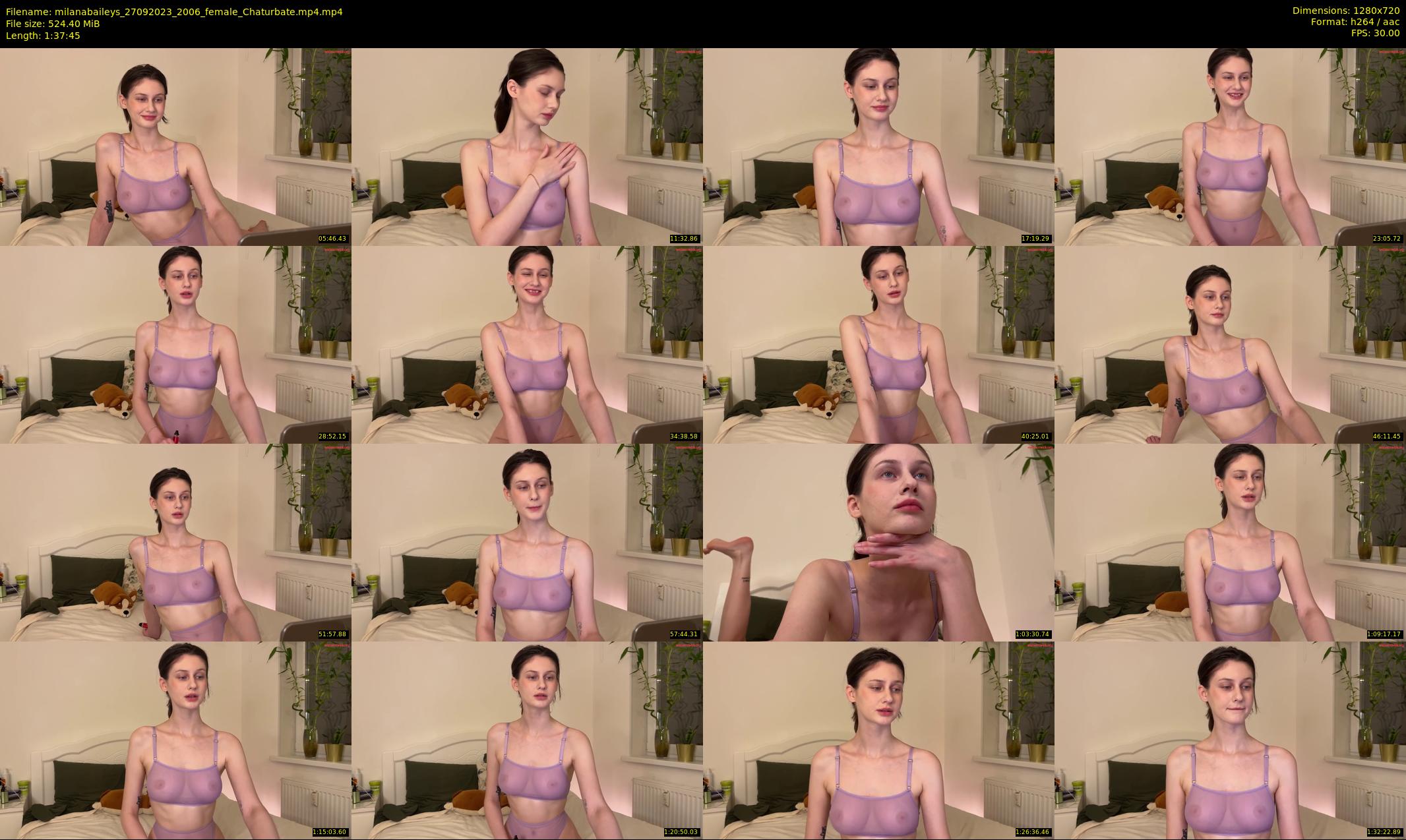 milanabaileys — 98 minute Chaturbate female cam show recording, 720p, Sep 27, 2023