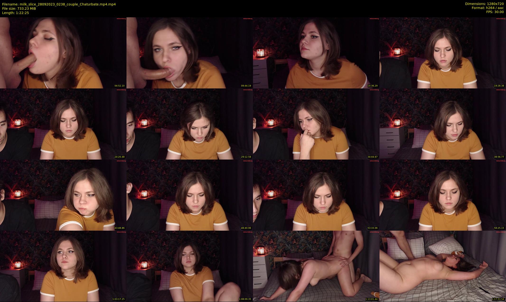 milk_slice — 83 minute Chaturbate couple cam show recording, 720p, Sep 28, 2023
