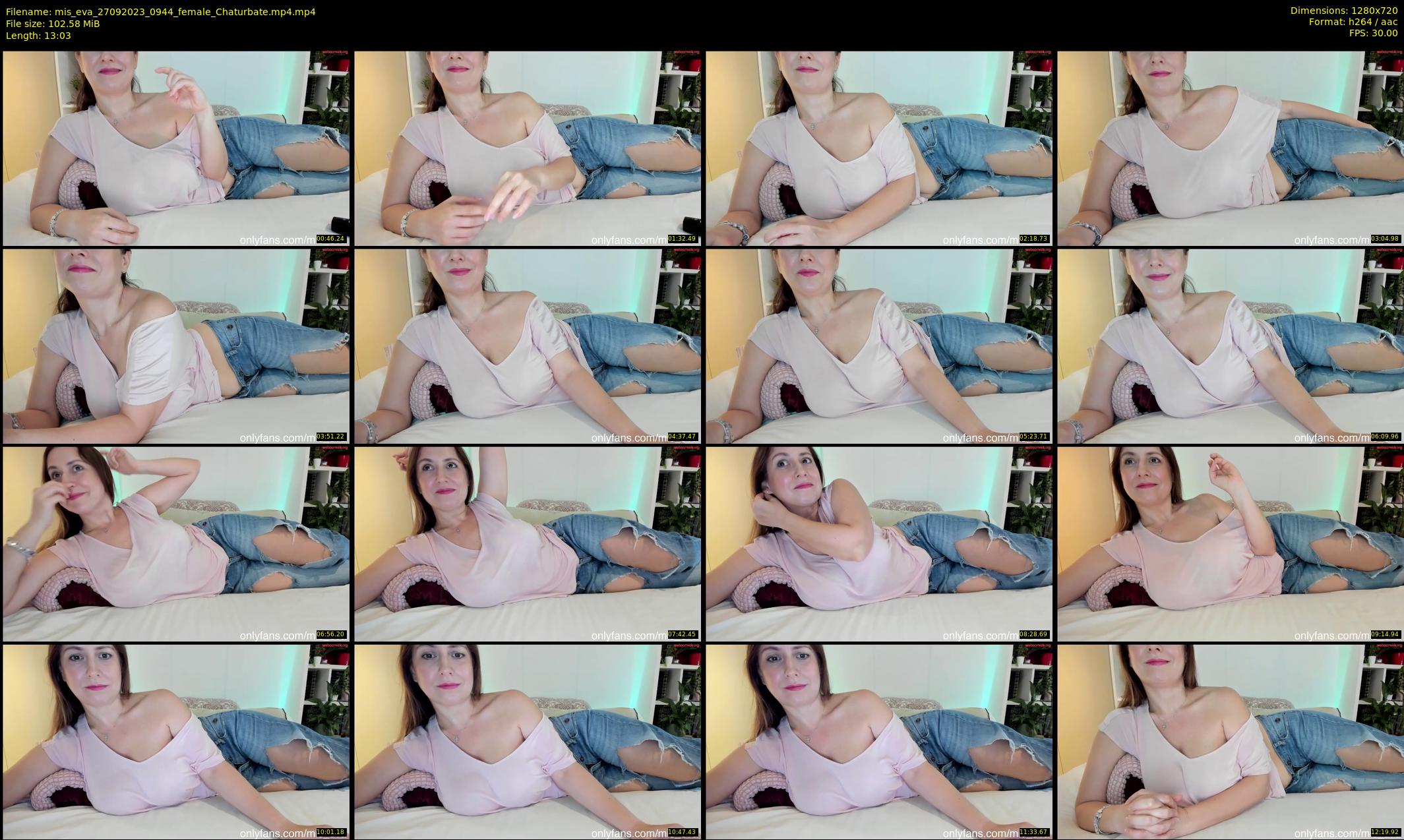 mis_eva — 14 minute Chaturbate female cam show recording, 720p, Sep 27, 2023