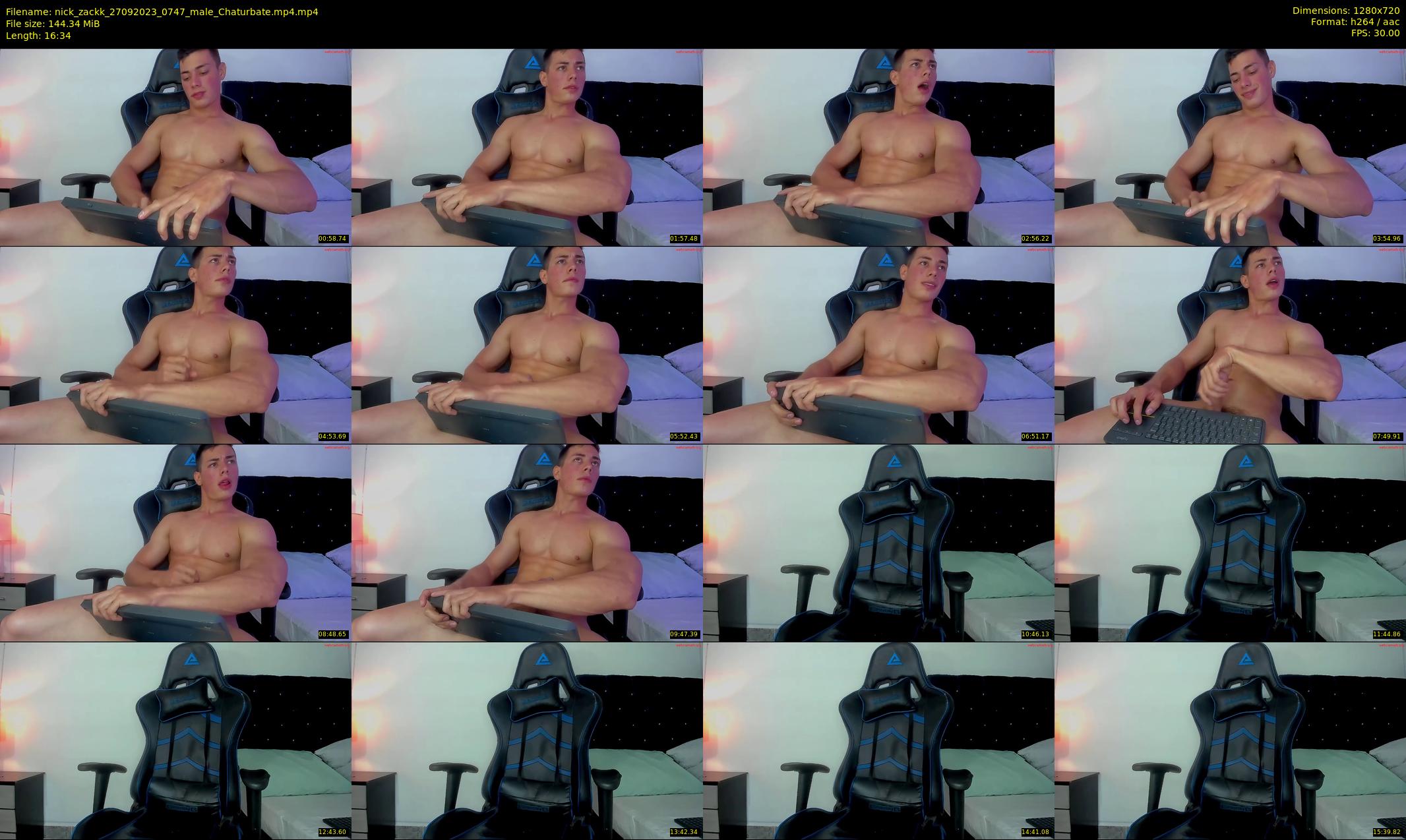 nick_zackk — 17 minute Chaturbate male cam show recording, 720p, Sep 27, 2023