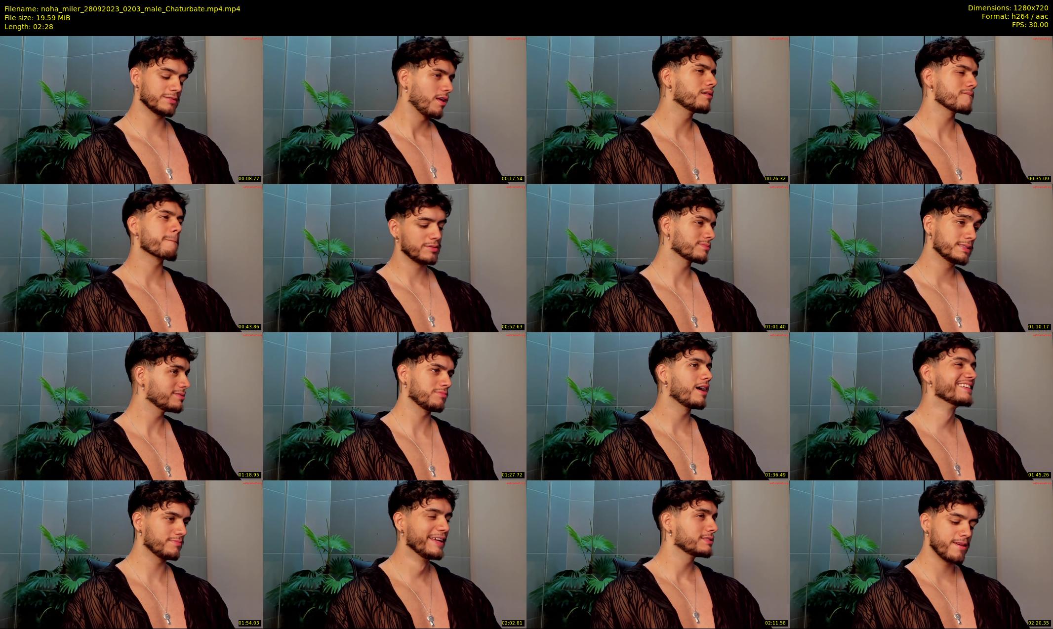 noha_miler — 3 minute Chaturbate male cam show recording, 720p, Sep 28, 2023
