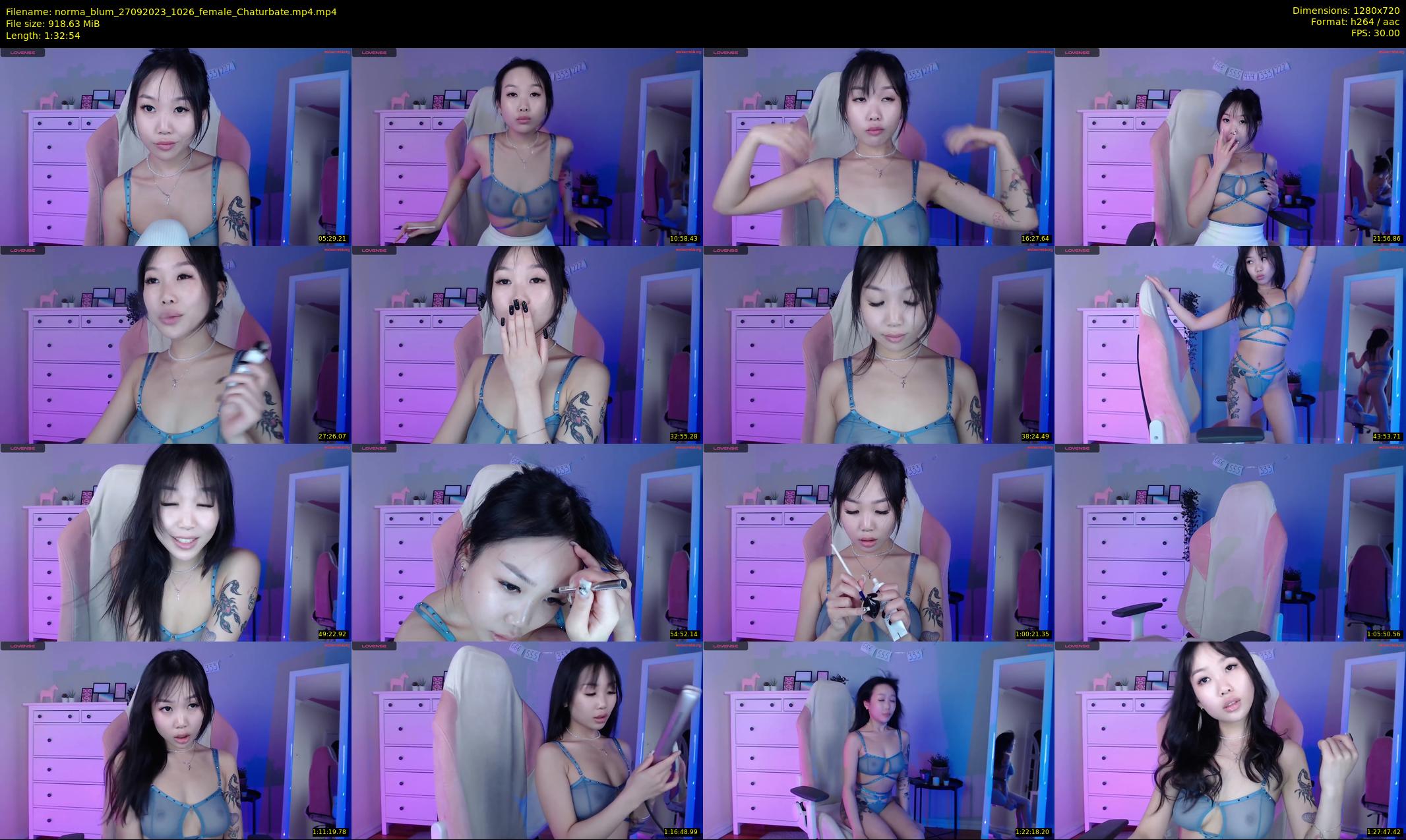 norma_blum — 93 minute Chaturbate female cam show recording, 720p, Sep 27, 2023