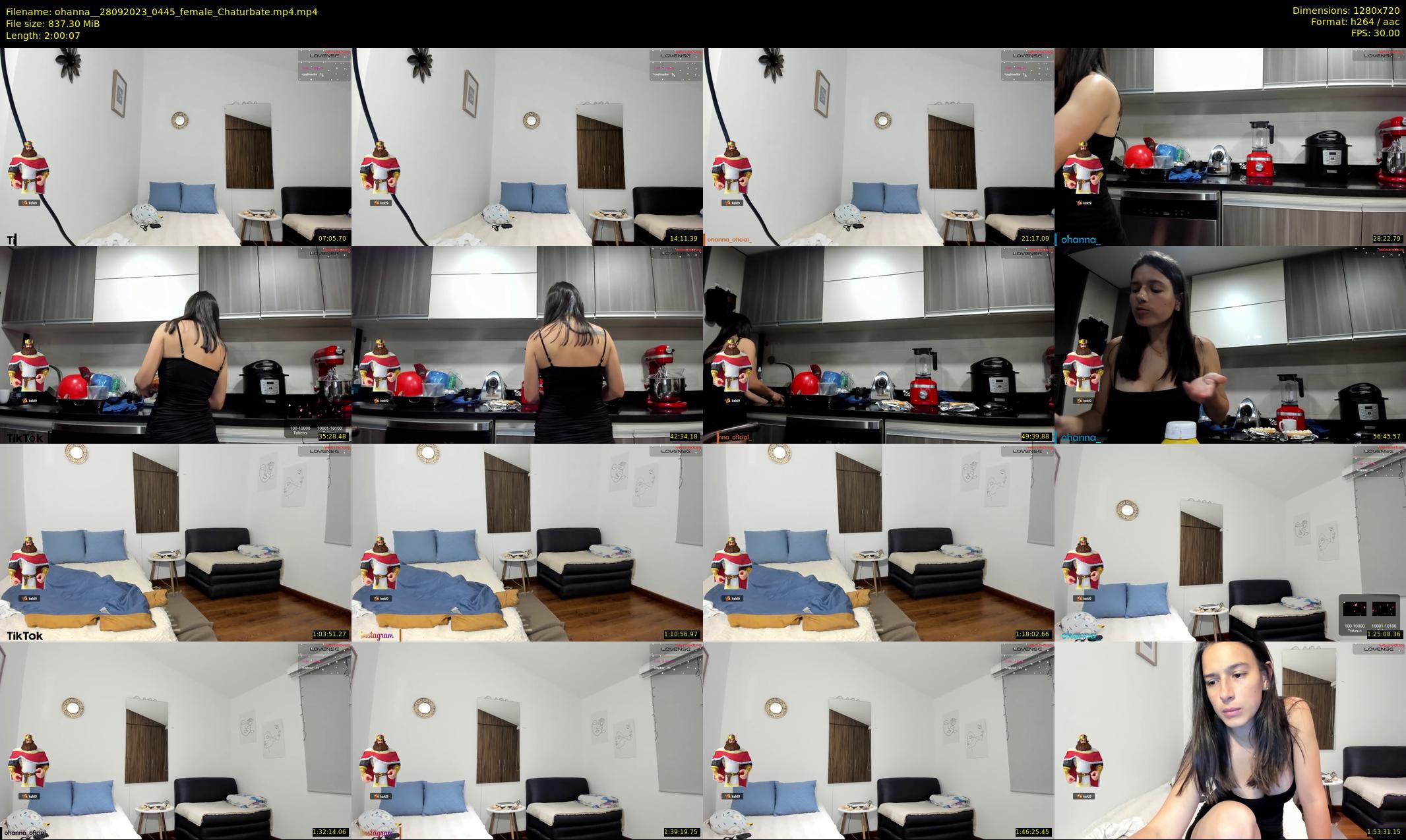 ohanna_ — 121 minute Chaturbate female cam show recording, 720p, Sep 28, 2023