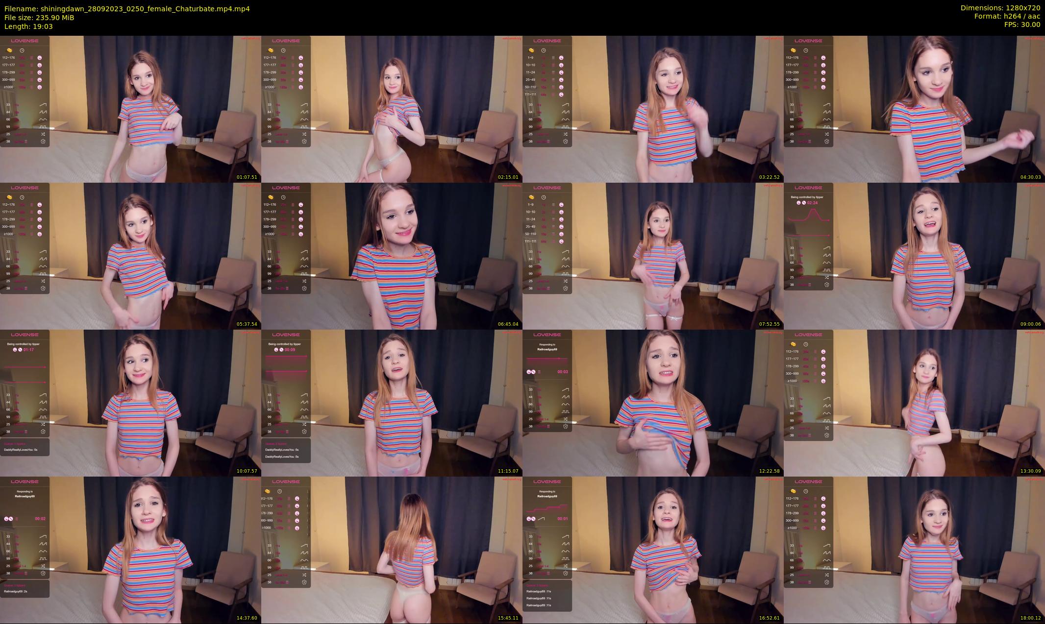 shiningdawn — 20 minute Chaturbate female cam show recording, 720p, Sep 28, 2023