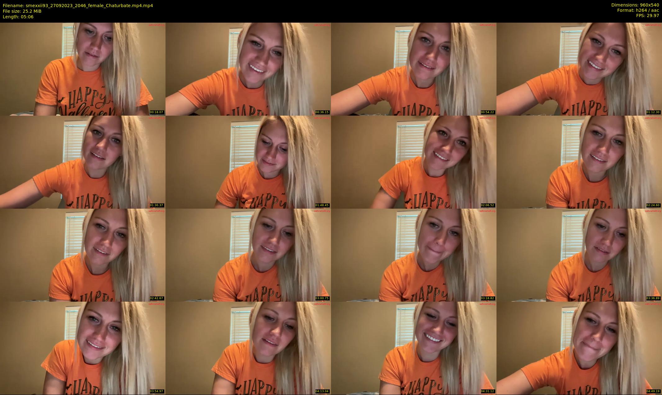 smexxii93 — 6 minute Chaturbate female cam show recording, 480p, Sep 27, 2023