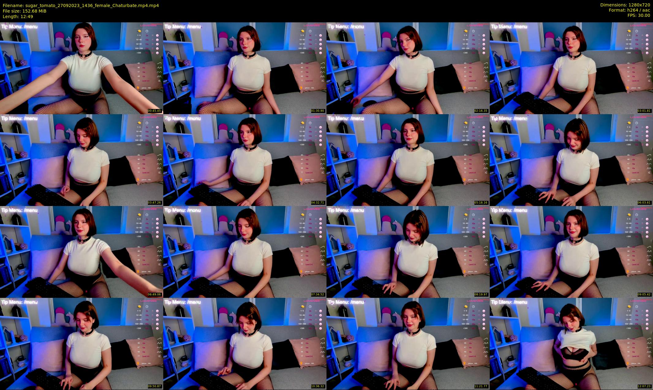 sugar_tomato — 13 minute Chaturbate female cam show recording, 720p, Sep 27, 2023