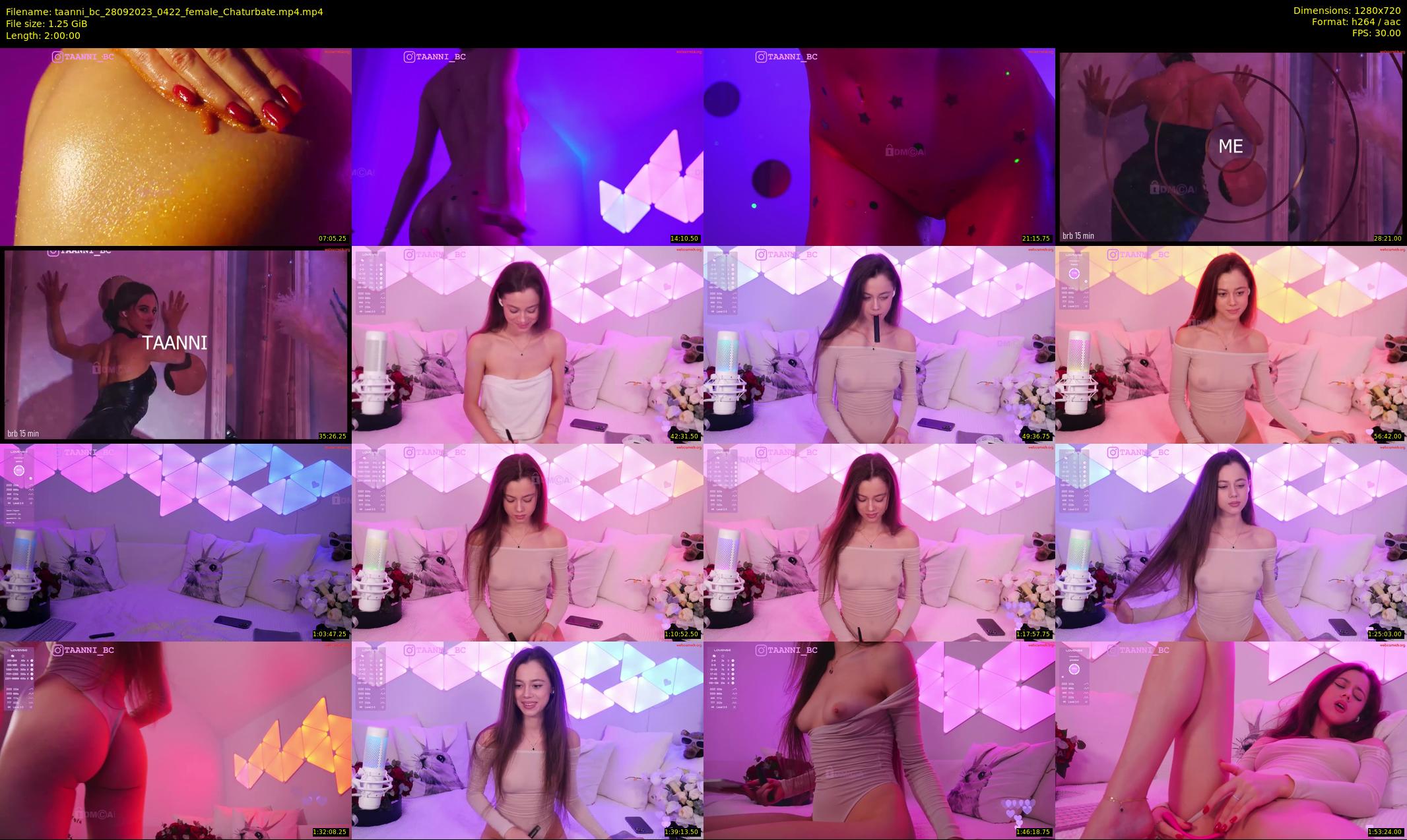 taanni_bc — 120 minute Chaturbate female cam show recording, 720p, Sep 28, 2023
