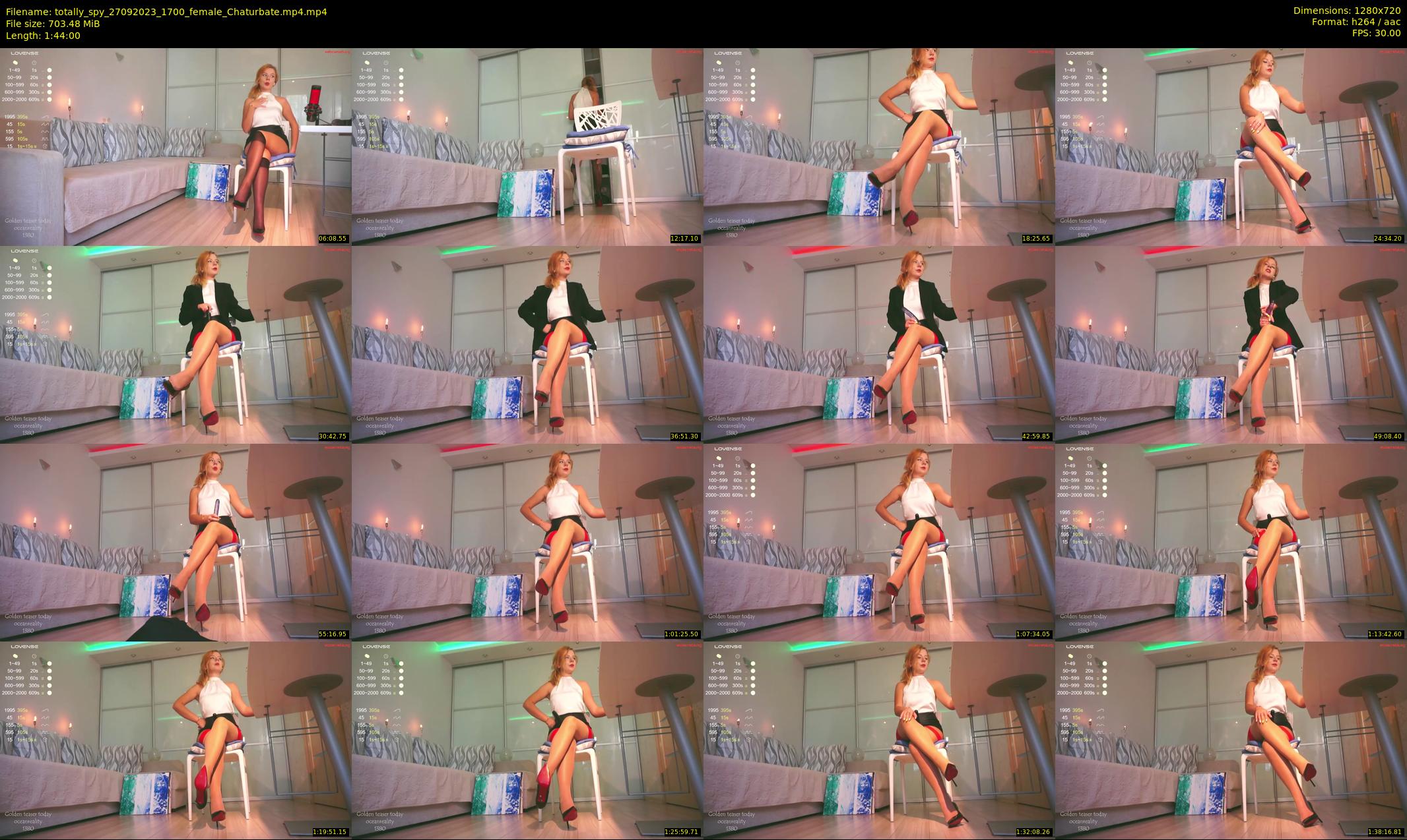 totally_spy — 104 minute Chaturbate female cam show recording, 720p, Sep 27, 2023
