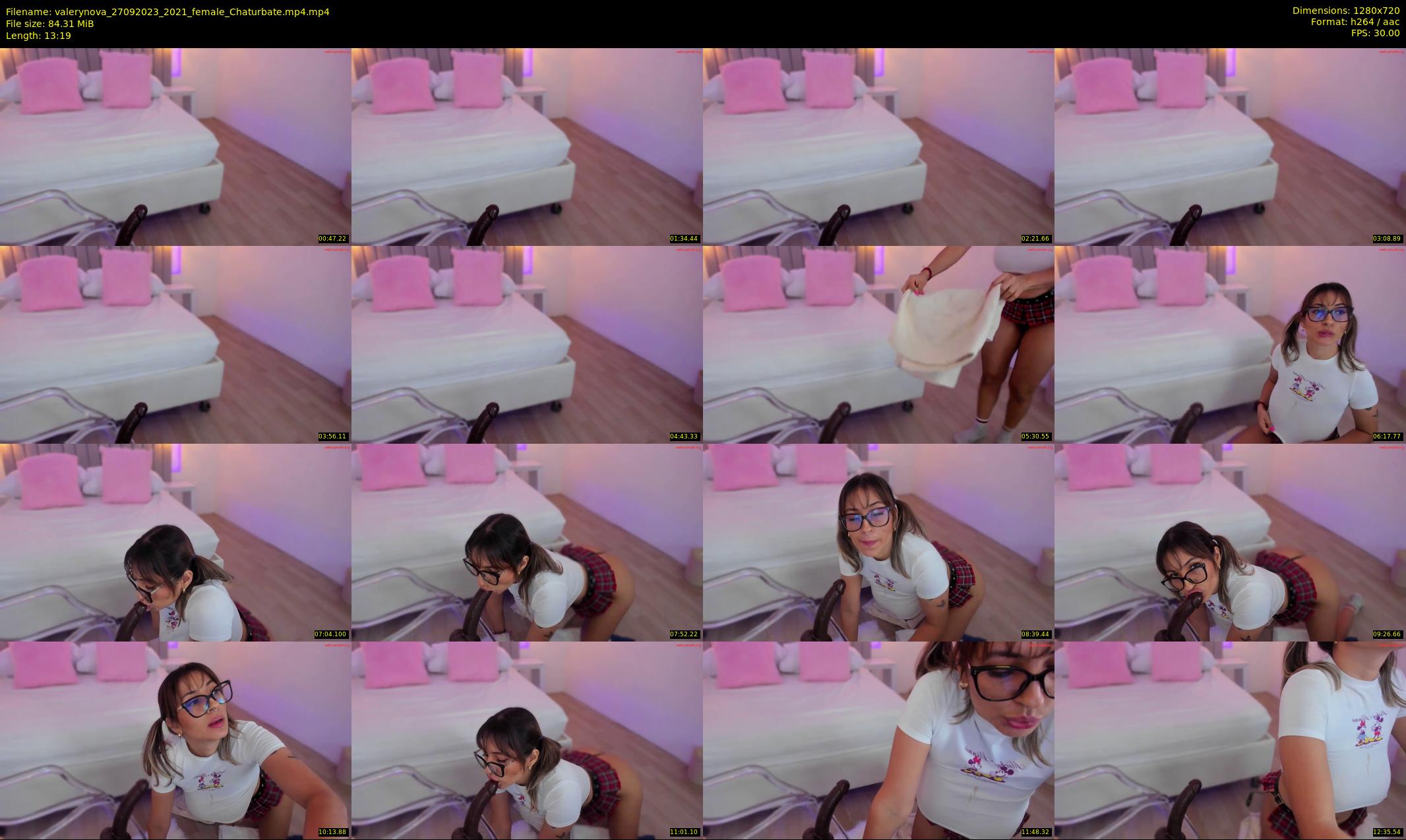 valerynova — 14 minute Chaturbate female cam show recording, 720p, Sep 27, 2023