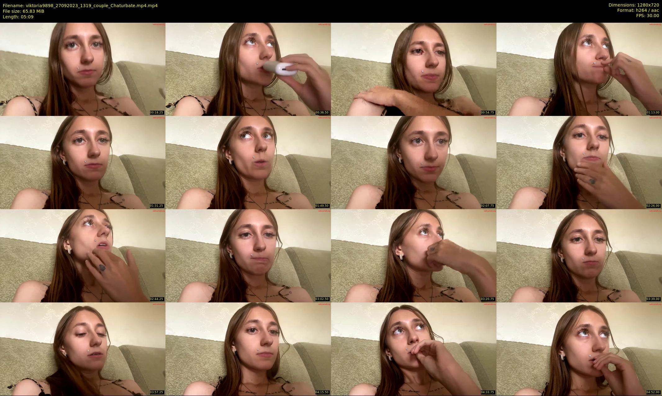 viktoria9898 — 6 minute Chaturbate couple cam show recording, 720p, Sep 27, 2023