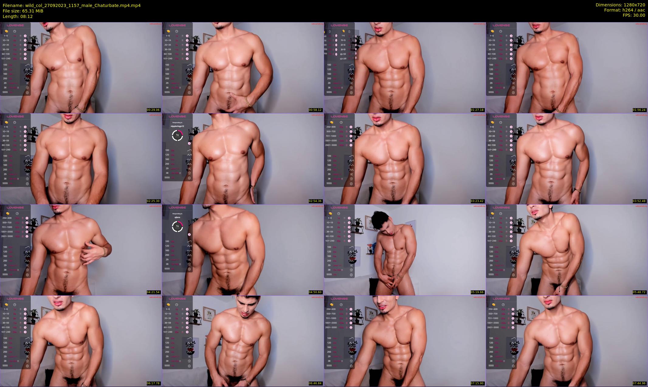 wild_col — 9 minute Chaturbate male cam show recording, 720p, Sep 27, 2023