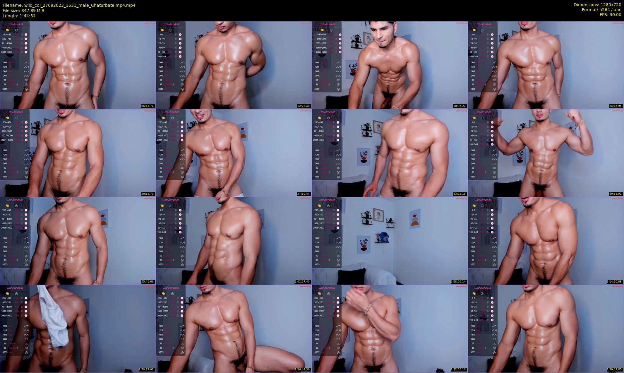 wild_col — 105 minute Chaturbate male cam show recording, 720p, Sep 27, 2023