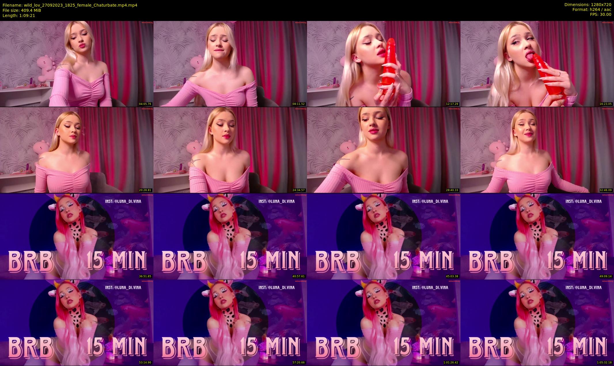 wild_lov — 70 minute Chaturbate female cam show recording, 720p, Sep 27, 2023