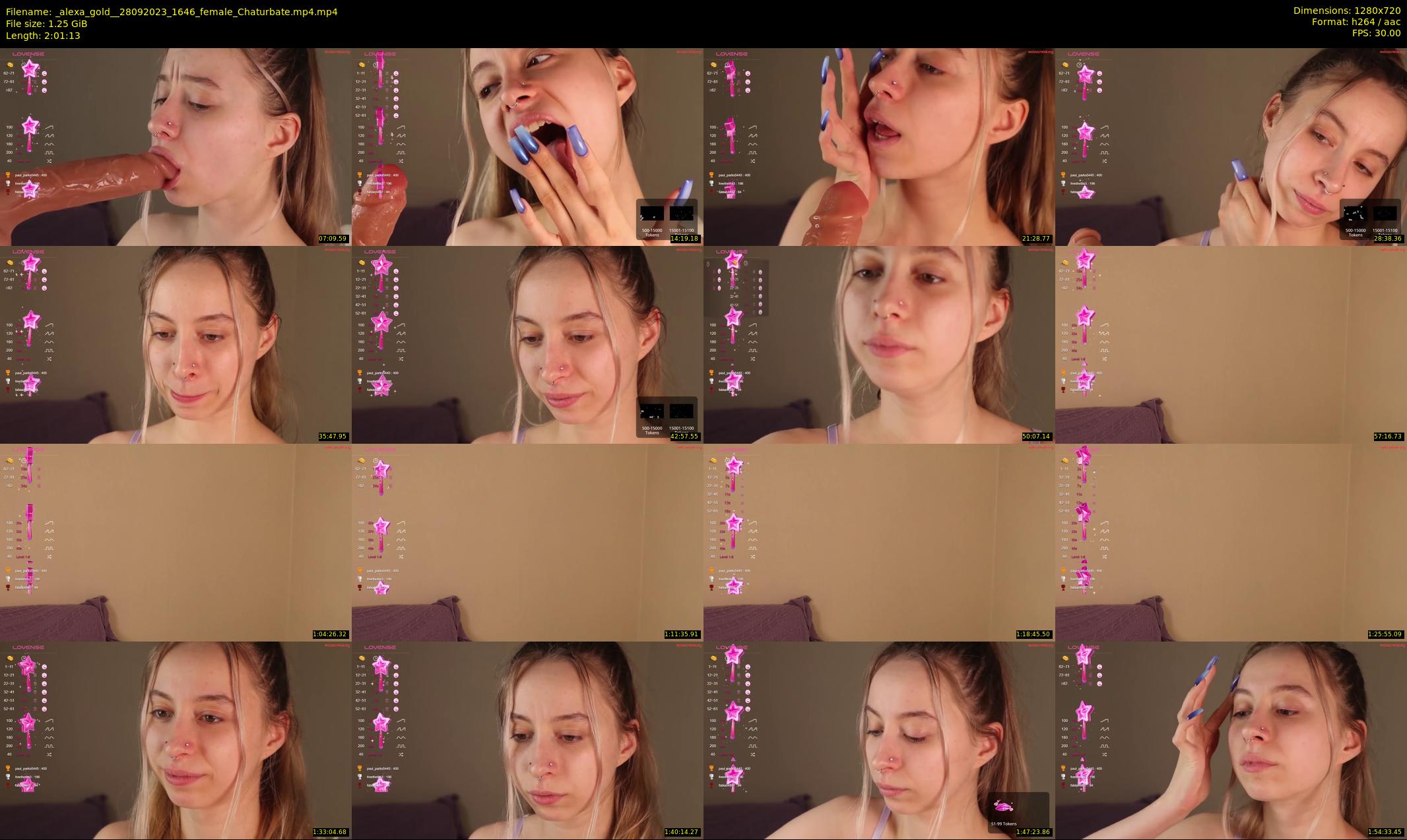 _alexa_gold_ — 122 minute Chaturbate female cam show recording, 720p, Sep 28, 2023