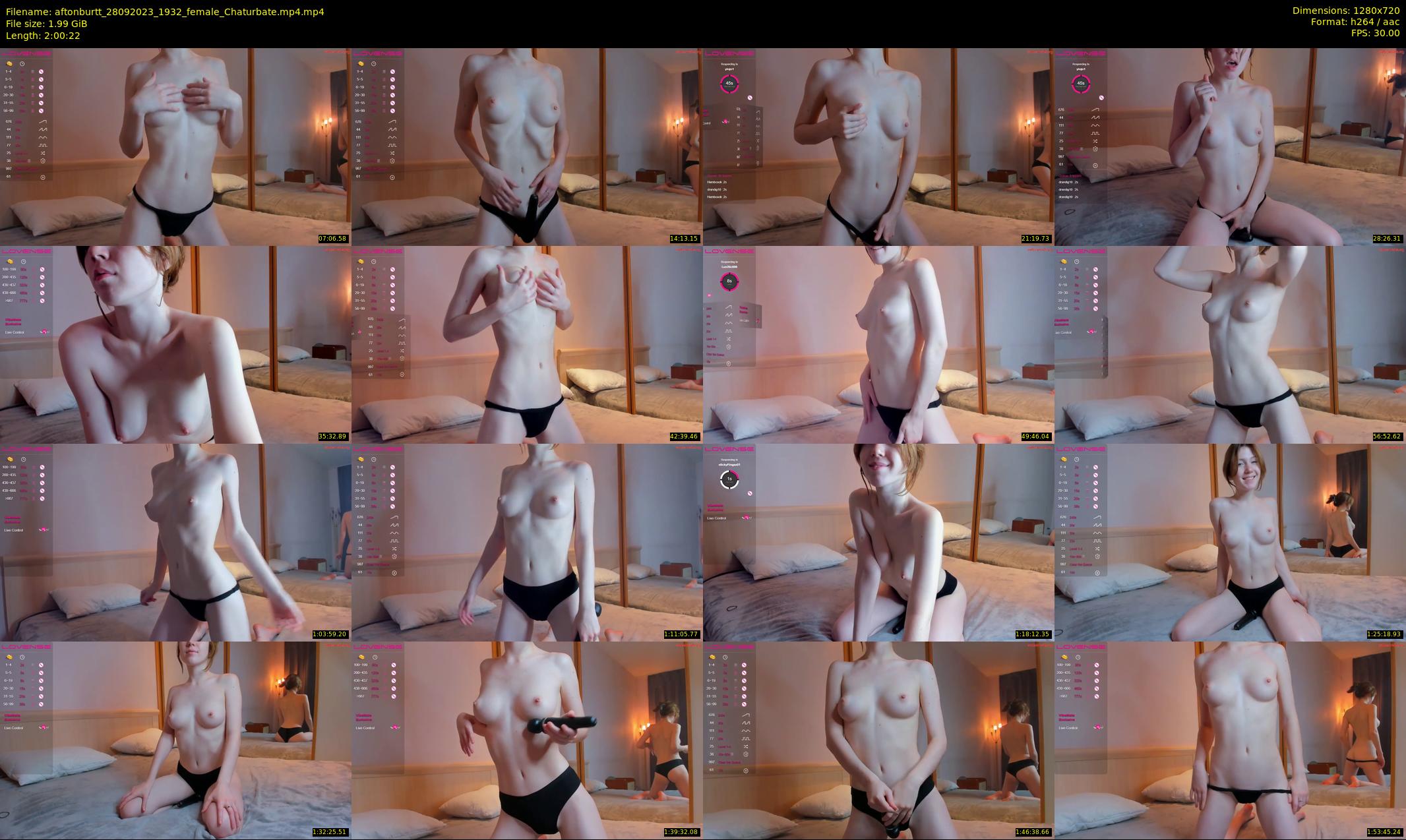 aftonburtt — 121 minute Chaturbate female cam show recording, 720p, Sep 28, 2023