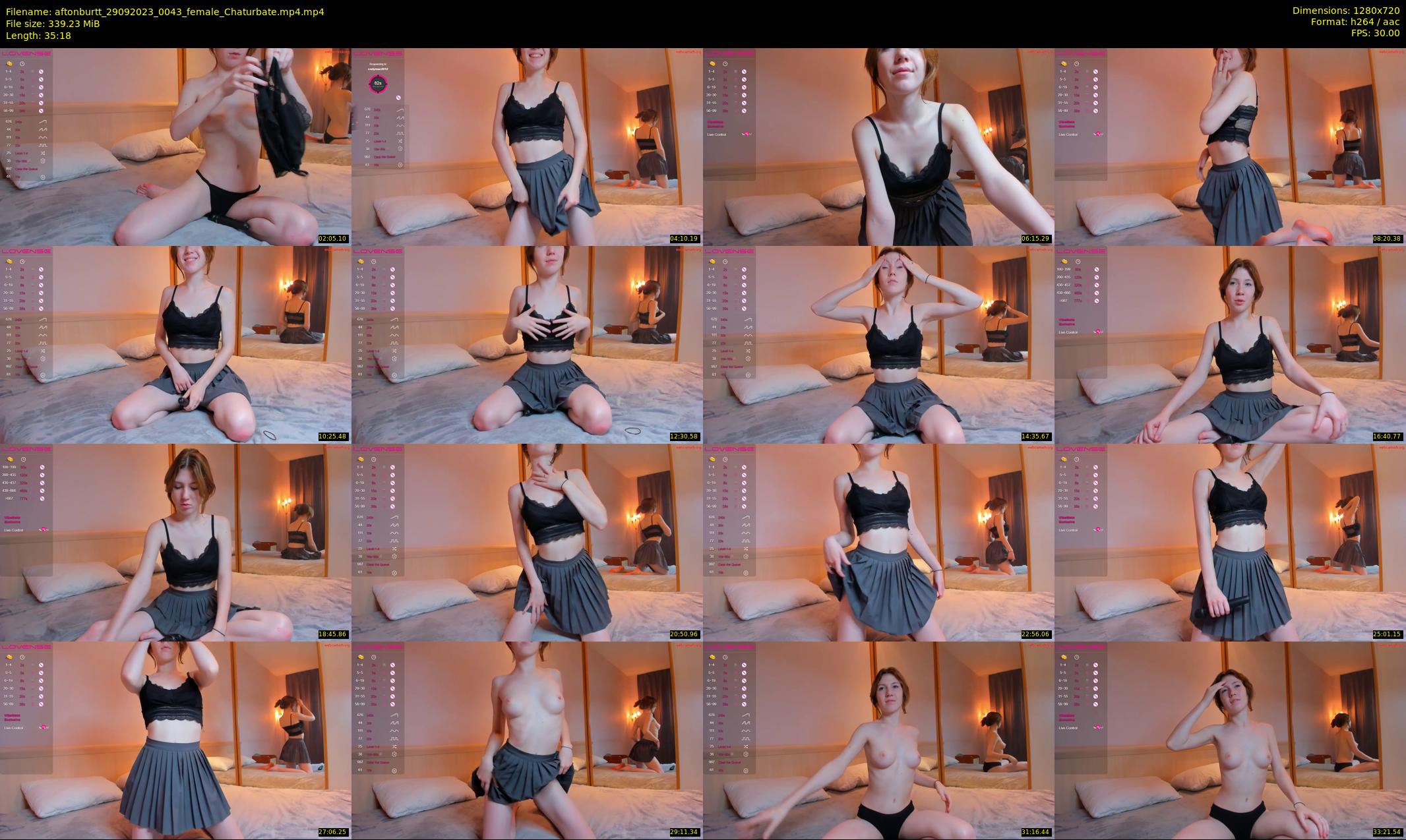 aftonburtt — 36 minute Chaturbate female cam show recording, 720p, Sep 29, 2023