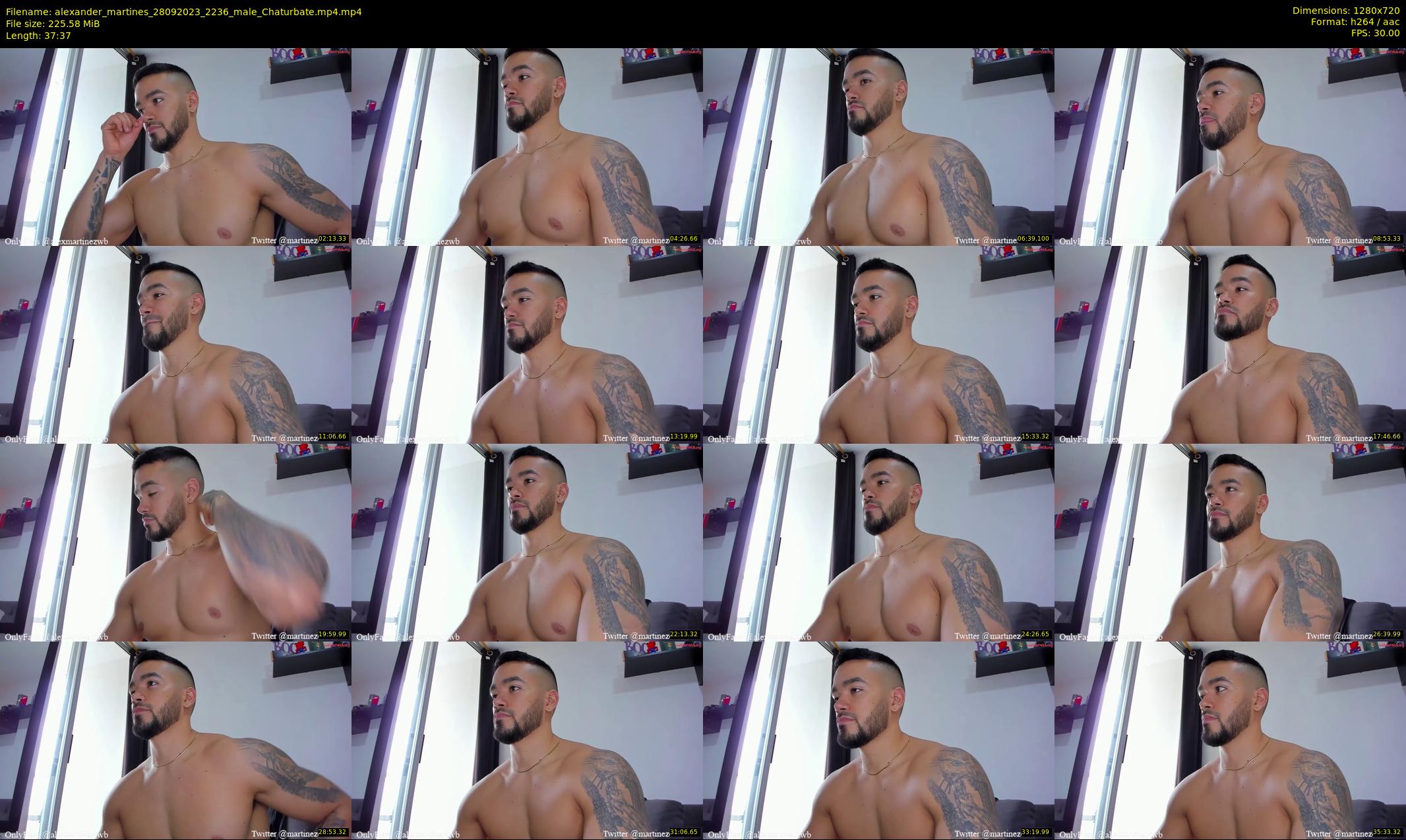 alexander_martines — 38 minute Chaturbate male cam show recording, 720p, Sep 28, 2023