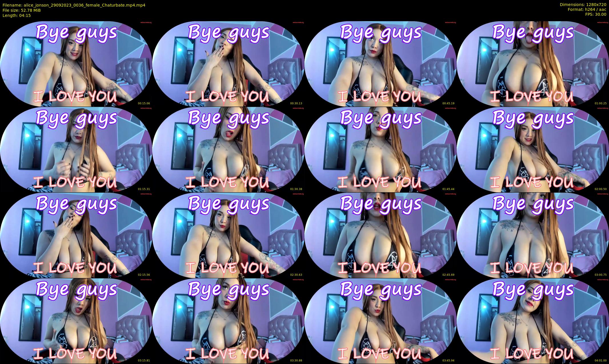alice_jonson — 5 minute Chaturbate female cam show recording, 720p, Sep 29, 2023